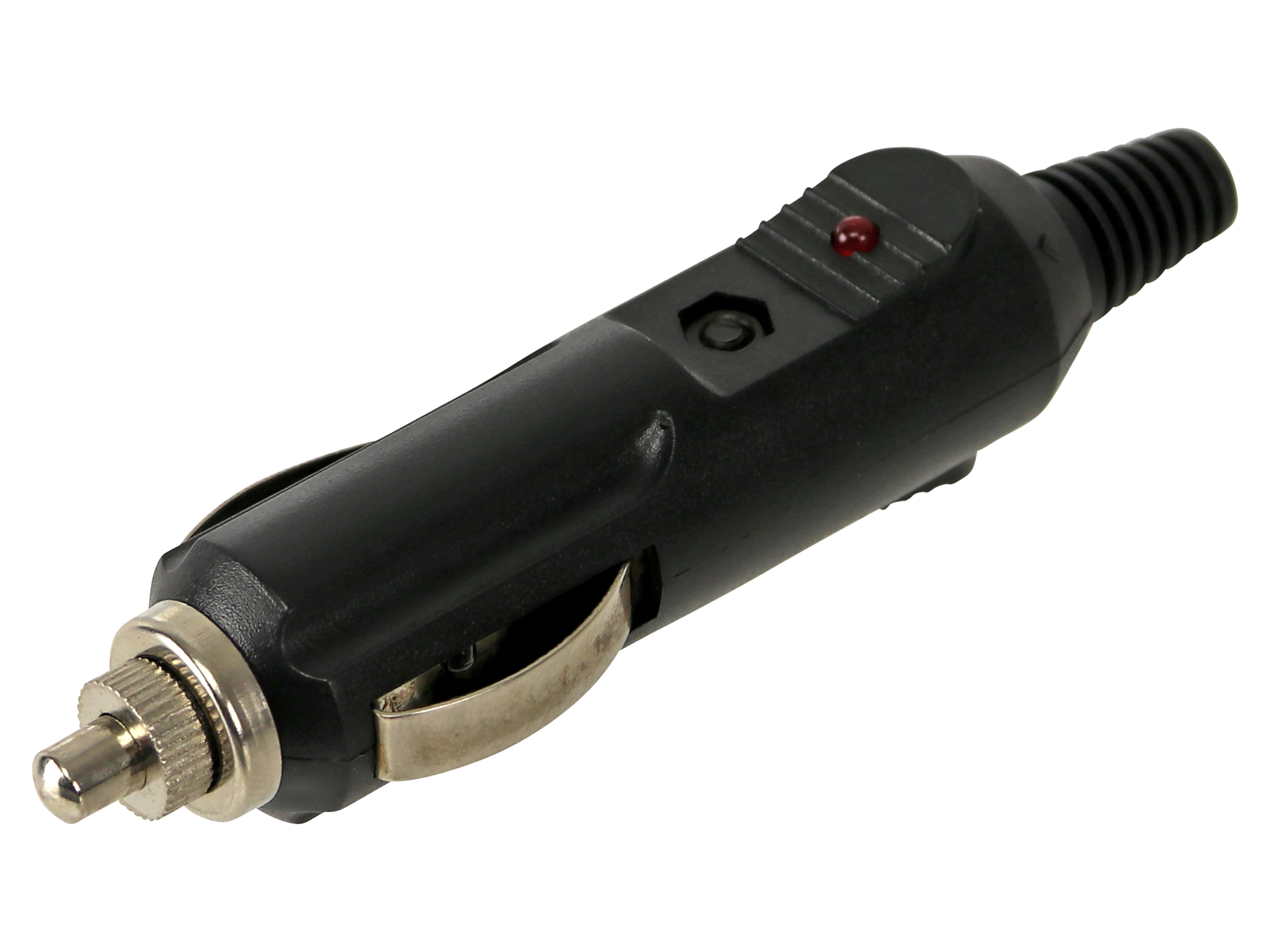 KFZ Zigarettenanzünder-Stecker mit roter LED