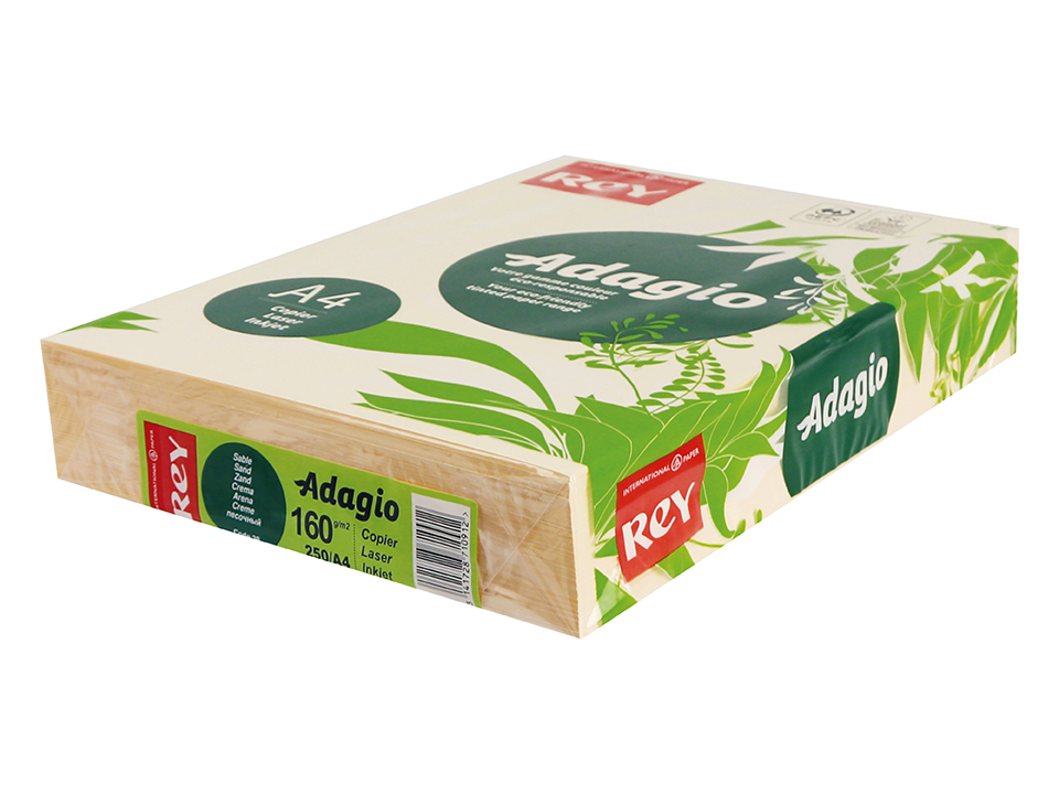 Kopierpapier REY/ADAGIO A4 160 g/m², 250 Blatt, Sand