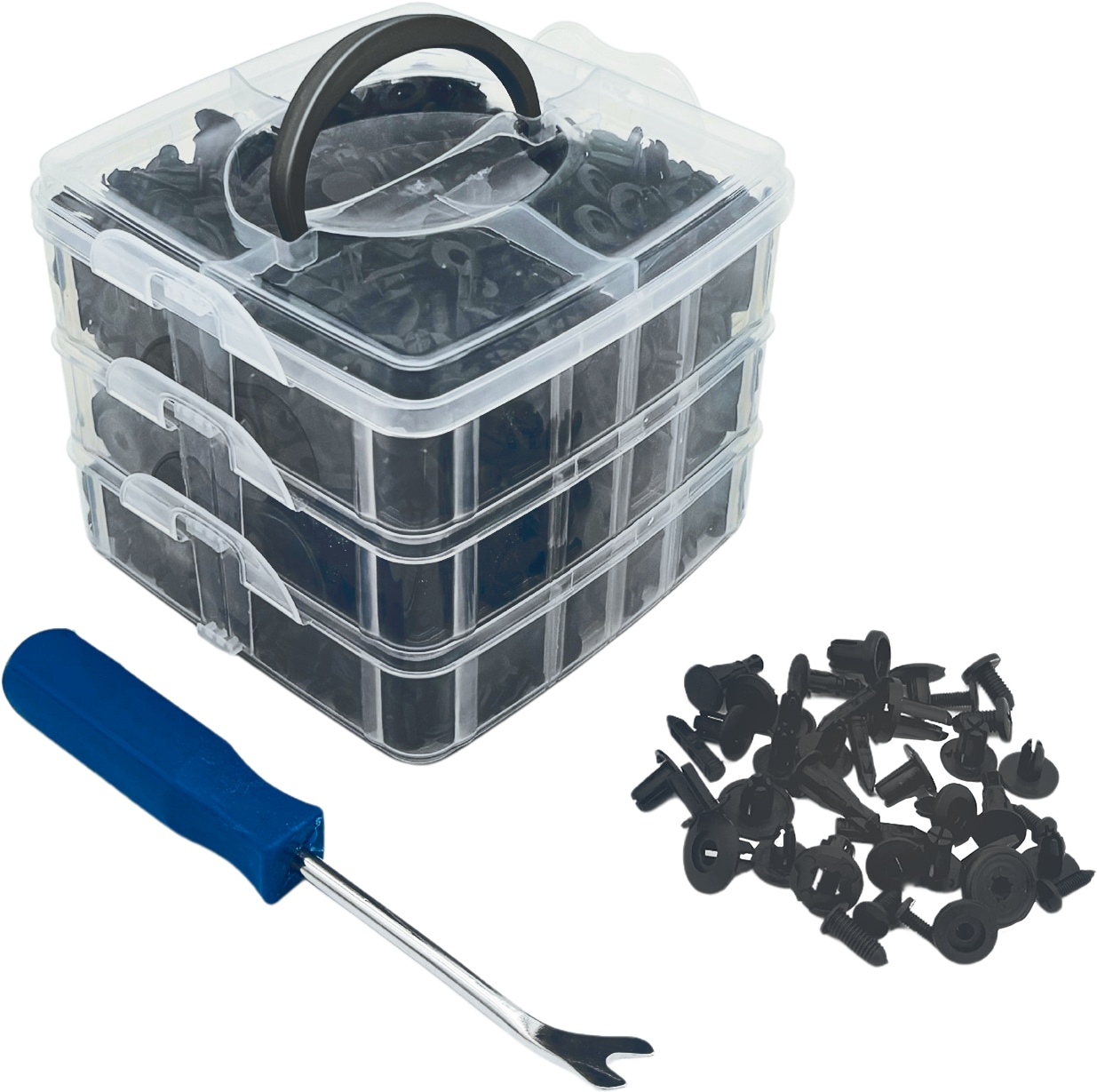 HP AUTOZUBEHÖR Befestigungsclip-Set 14651, 65 Stück