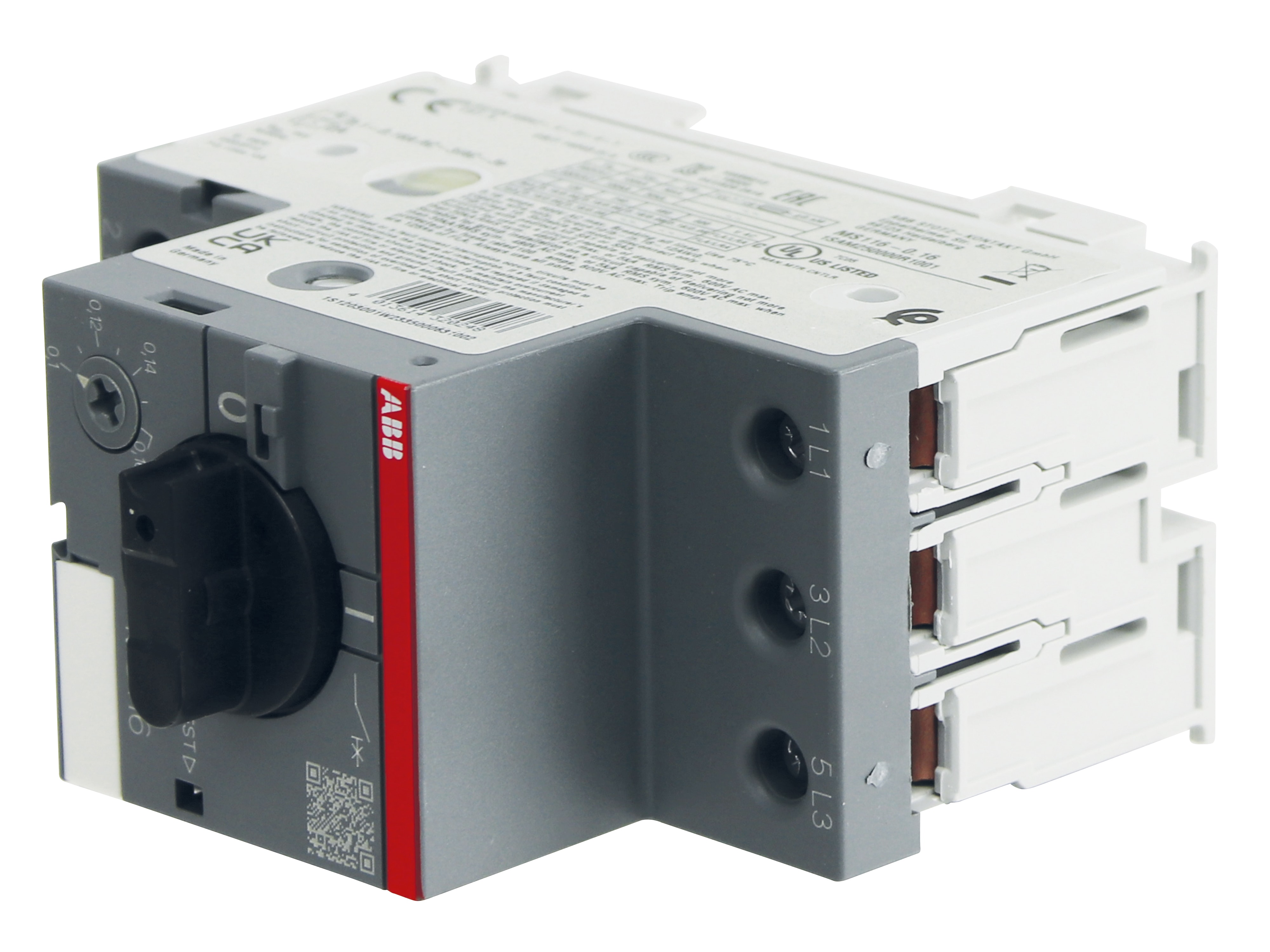 ABB Motorschutzschalter MS116-0.16, Auslöseklasse 10 A, 0.1...0.16 A ABB Motorschutzschalter MS116-0.16, Auslöseklasse 10 A, 0.1...0.16 A