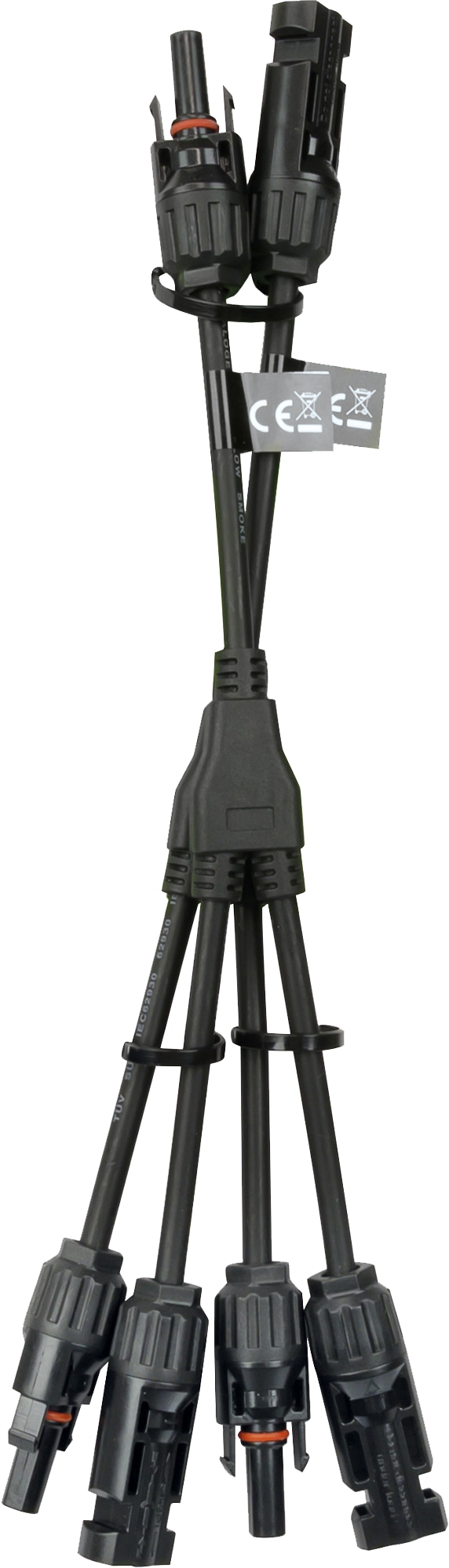 SCHWAIGER Solar Verteiler/Kabeladapter 2in1, SOMC4212, 20 cm