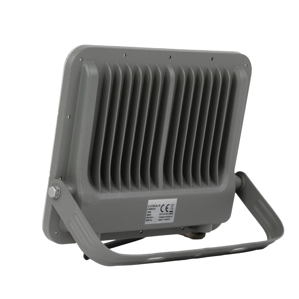 LUXULA LED-Fluter, EEK: E, 100W, 12000lm, 4000K, IP65, grau