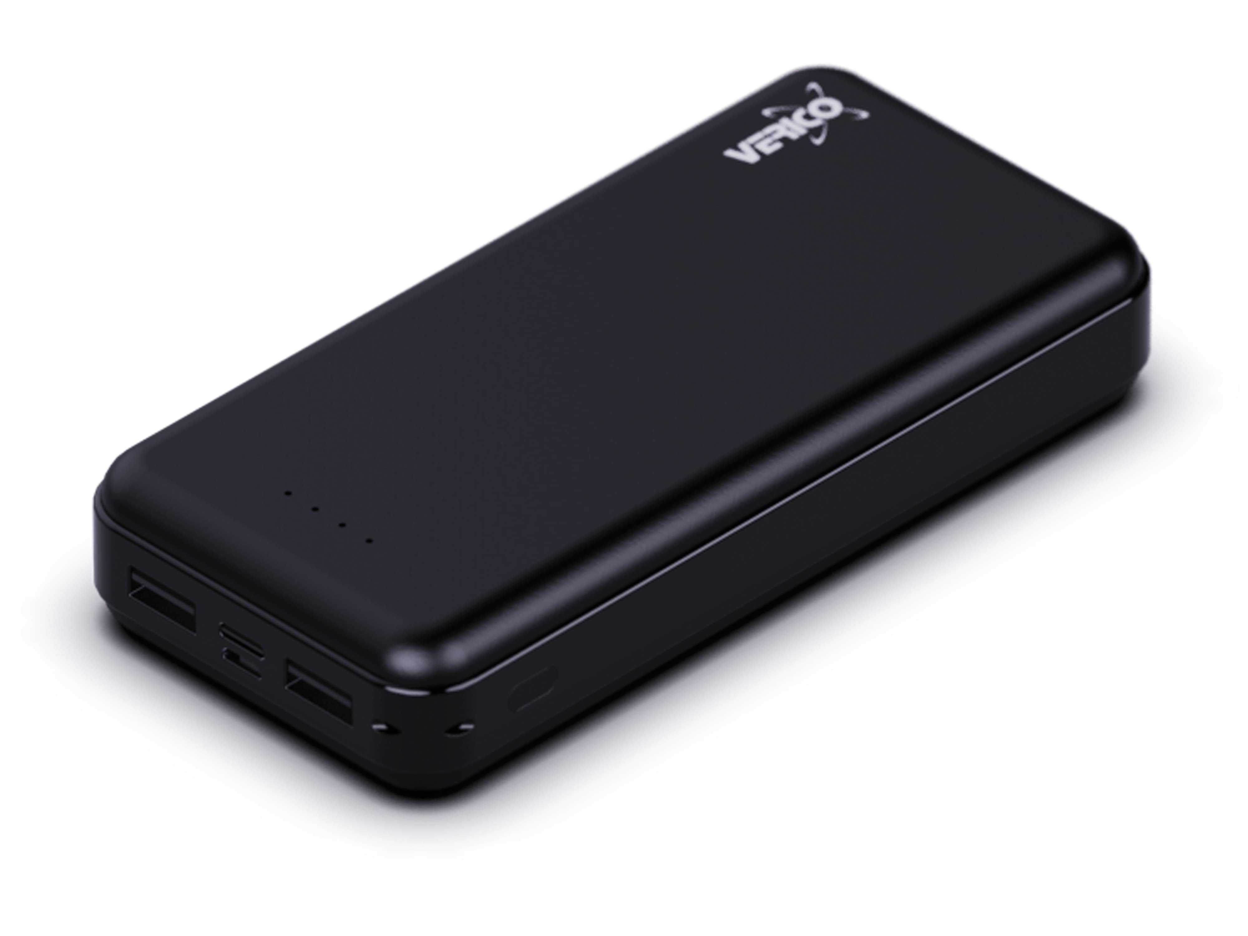 VERICO Powerbank 2 Stück im Vorteilsset, 10.000mAh + 5.000mAH