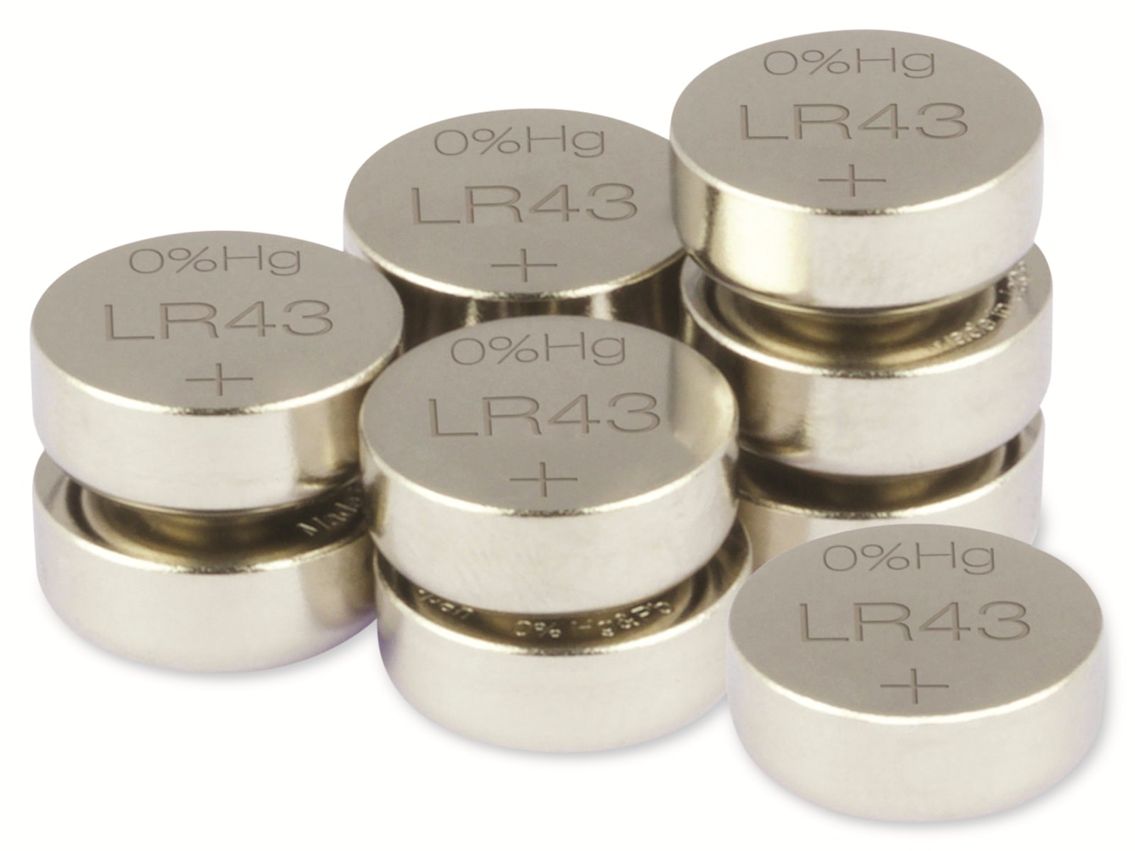 GP Alkaline-Knopfzelle LR43 V12GA, 1,5V, 10 Stück GP Alkaline-Knopfzelle LR43 V12GA, 1,5V, 10 Stück