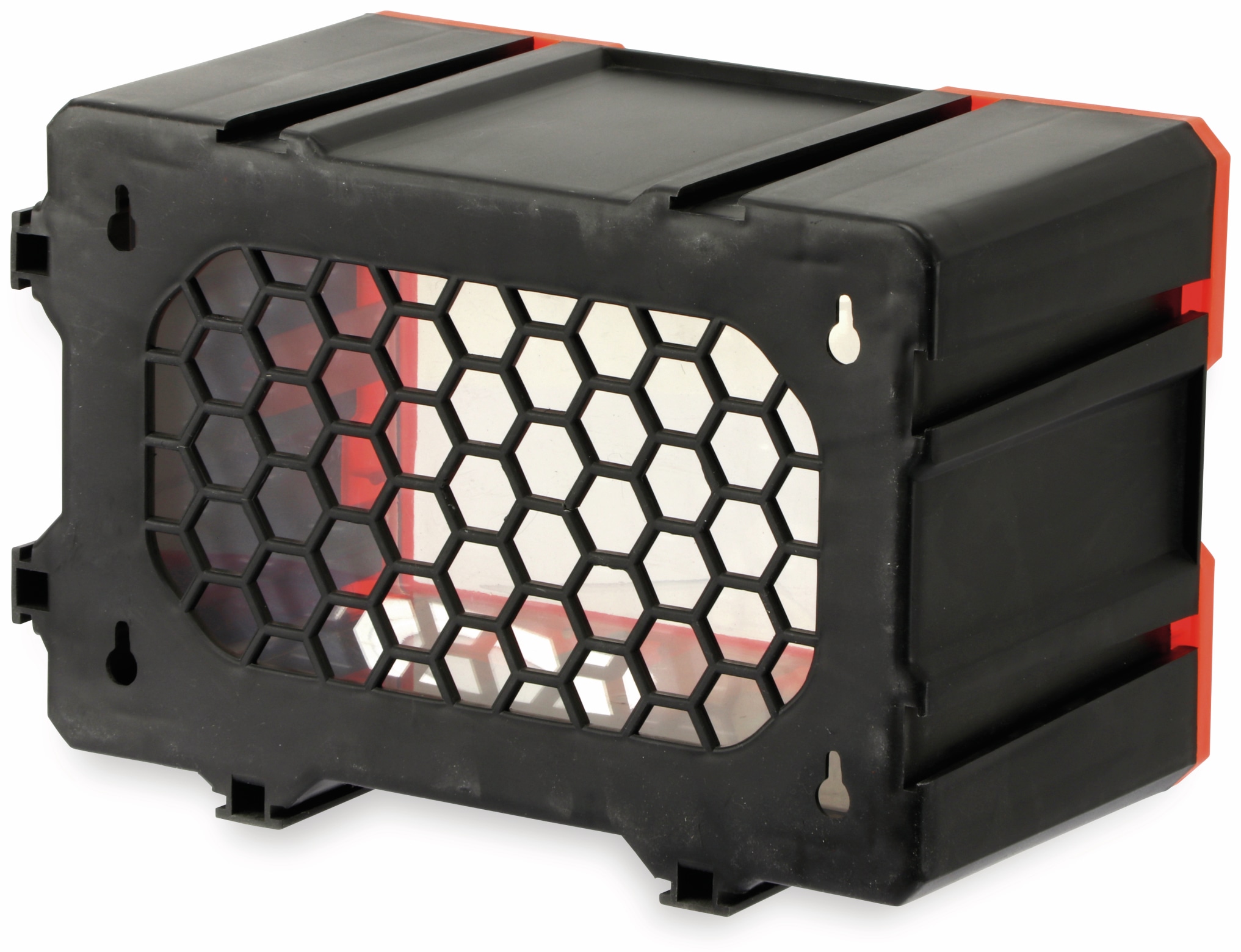 DAYTOOLS Werkzeugbox TW2019, Kunststoff,1-teilig, schwarz/orange