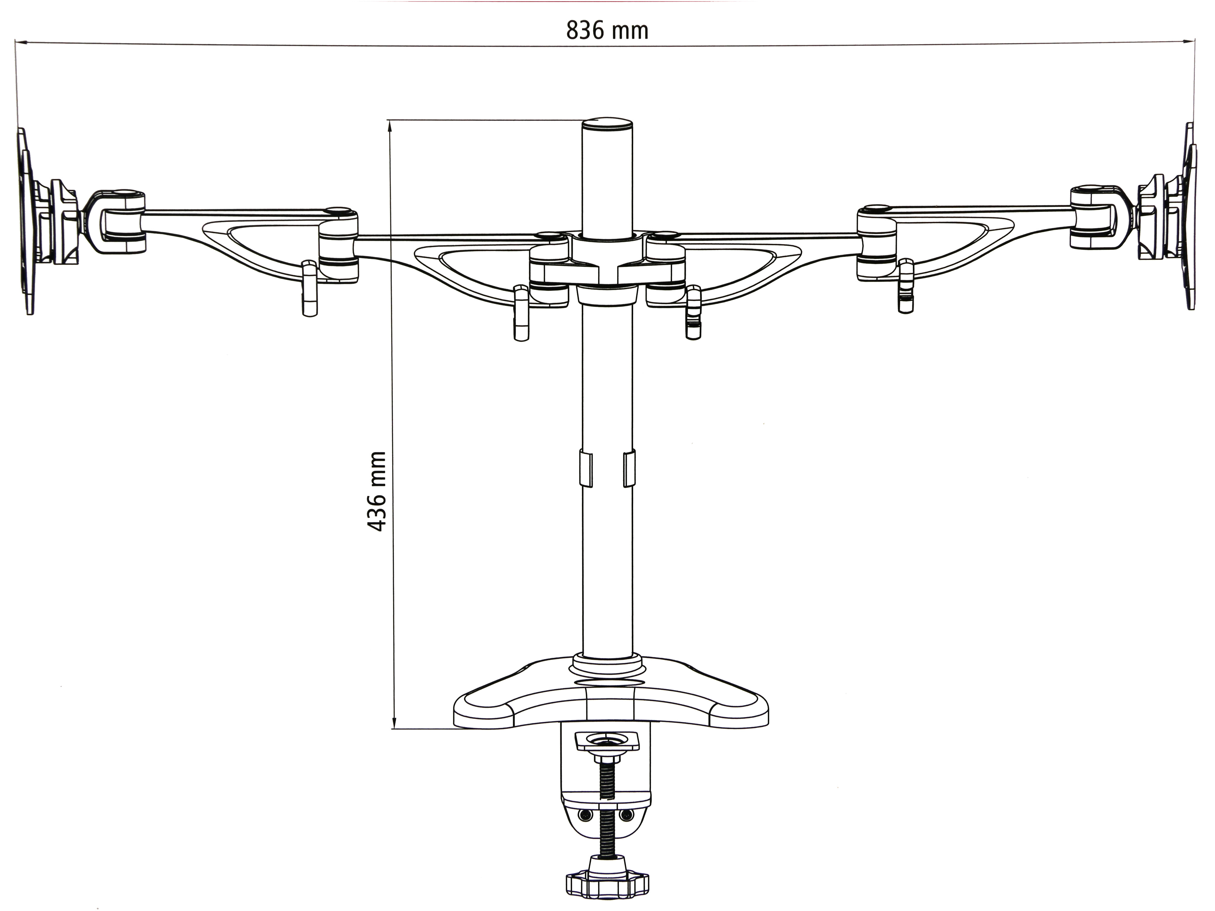 ISEL Monitorhalterung MH 203