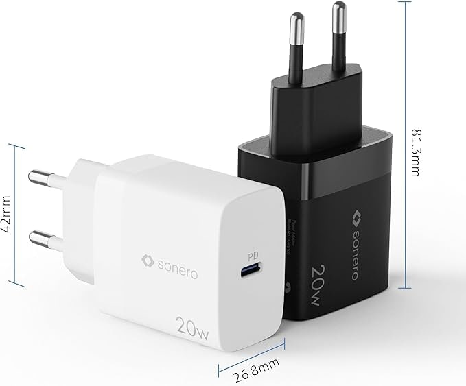 SONERO USB-C Ladegerät X-PS101, 1 Port, 20W, weiß USB-C Ladegerät SONERO X-PS101, 1 Port, 20W, weiß