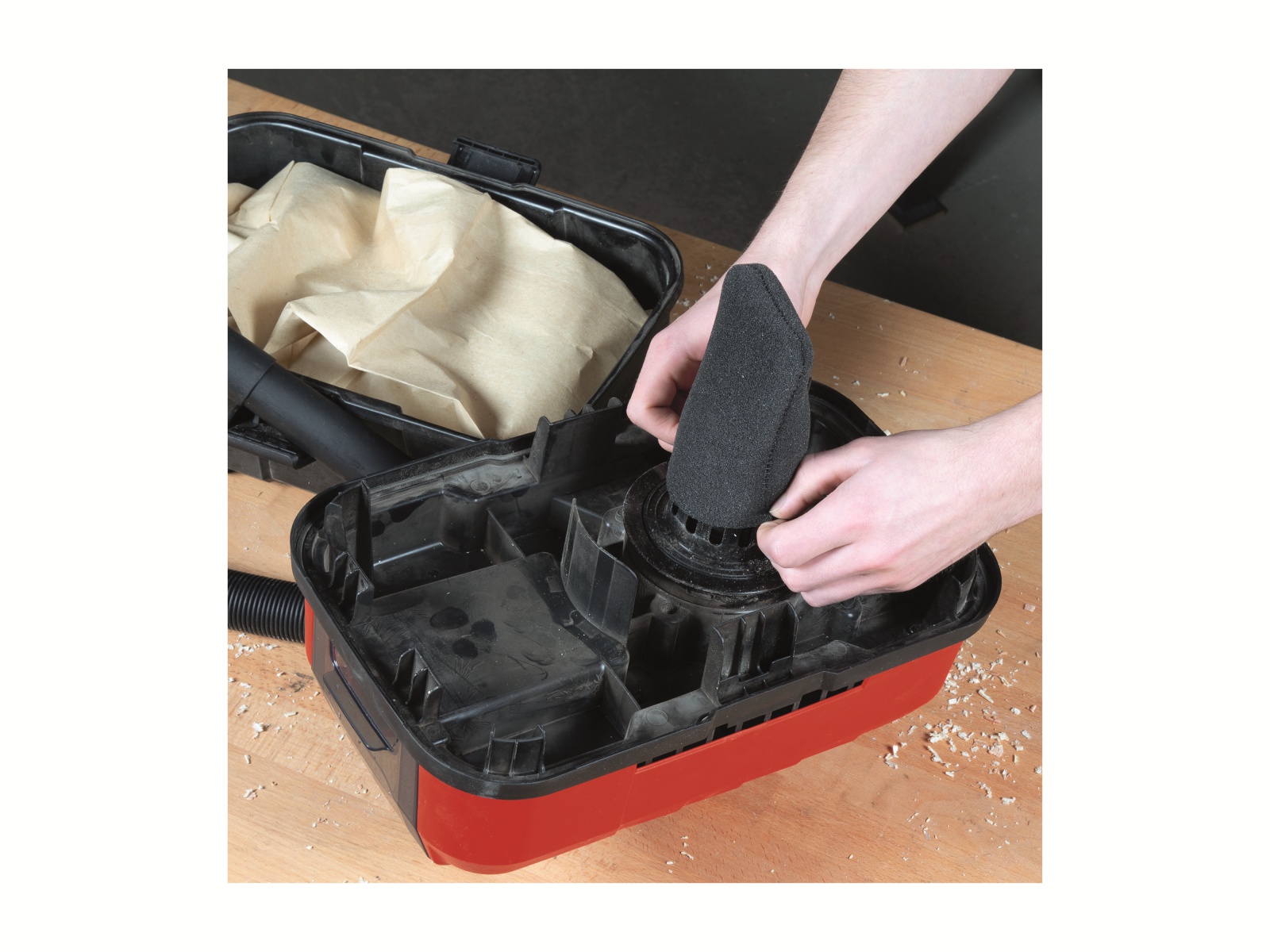 EINHELL Schaumstofffilter 2351135, 10 L, für Nass-Trockensauger TE-VC 18/10 Li, 5 Stück