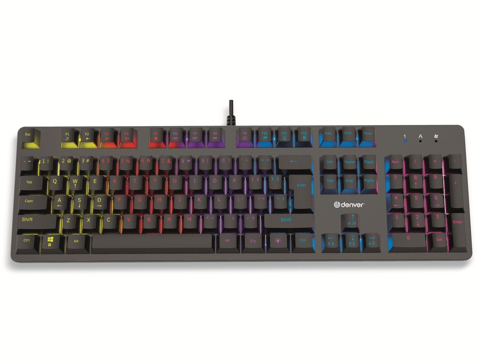 DENVER Gaming-Tastatur GKK-330DE