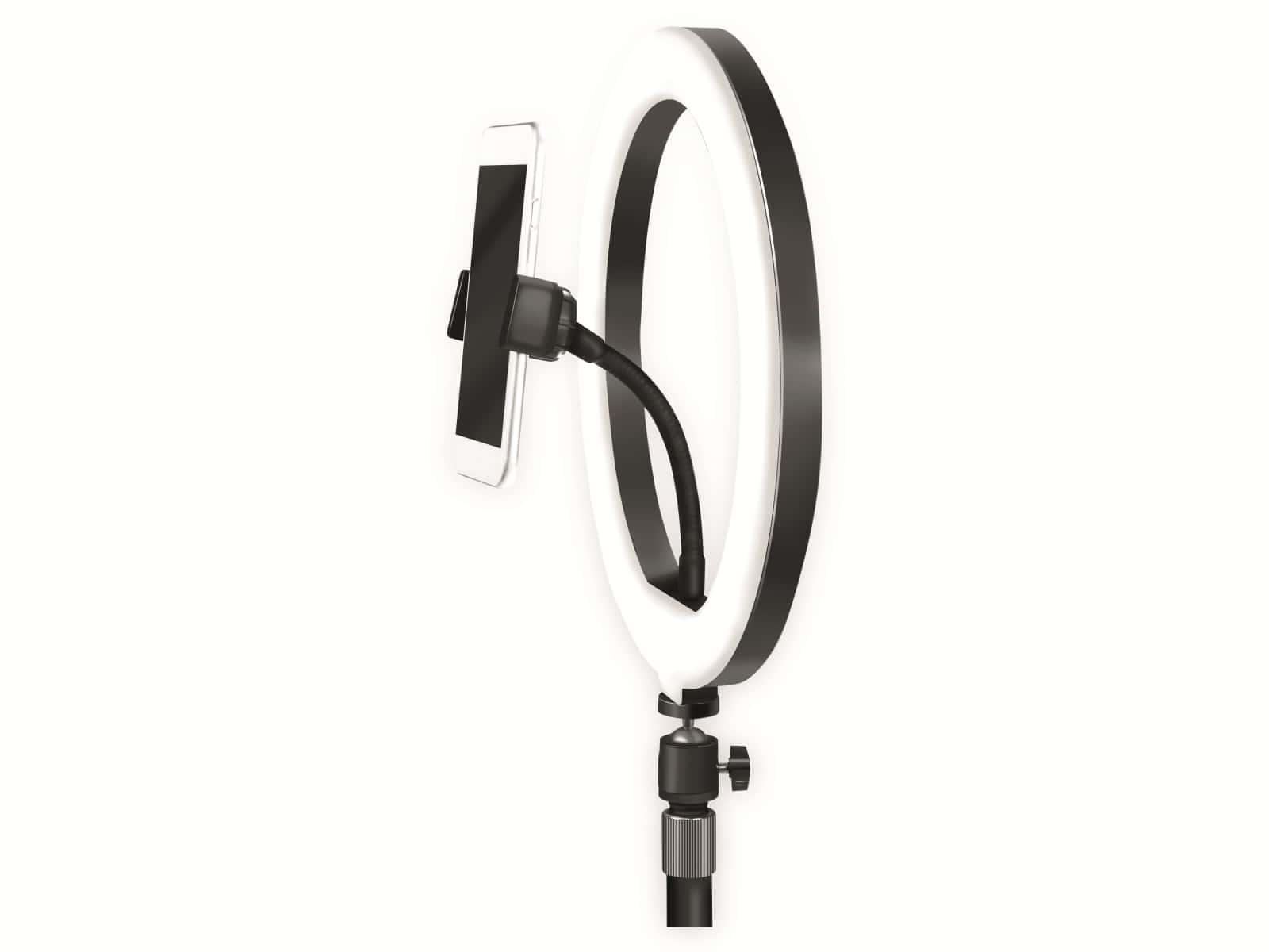 LOGILINK Smartphone-LED-Ringlicht AA0152, Ø25cm, Stativ, Fernauslöser, Lichtregler LOGILINK Smartphone-LED-Ringlicht AA0152, Ø25cm, Stativ, Fernauslöser, Lichtregler