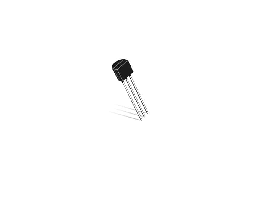 ON SEMICONDUCTOR Transistor BC549C, NPN, 30 V, 0,1 A, TO92 FRACTAL Transistor BC549C, NPN, 30 V, 0,1 A, TO92