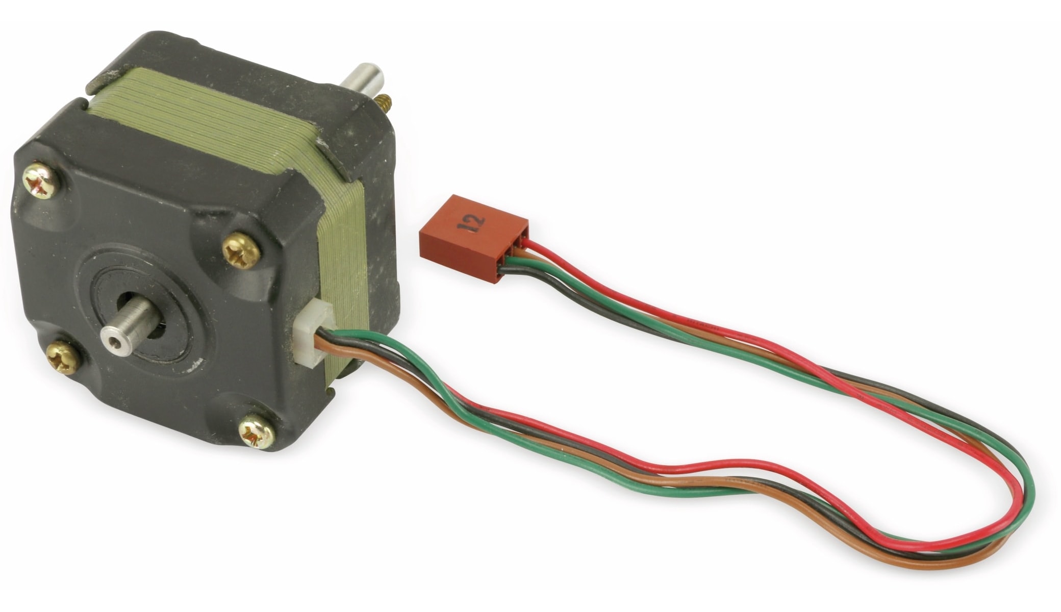 Schrittmotor, TANDON, KP4M2-203, 12 V-, 0,15 A, 1,8 ° Schrittmotor, TANDON, KP4M2-203, 12 V-, 0,15 A, 1,8 °