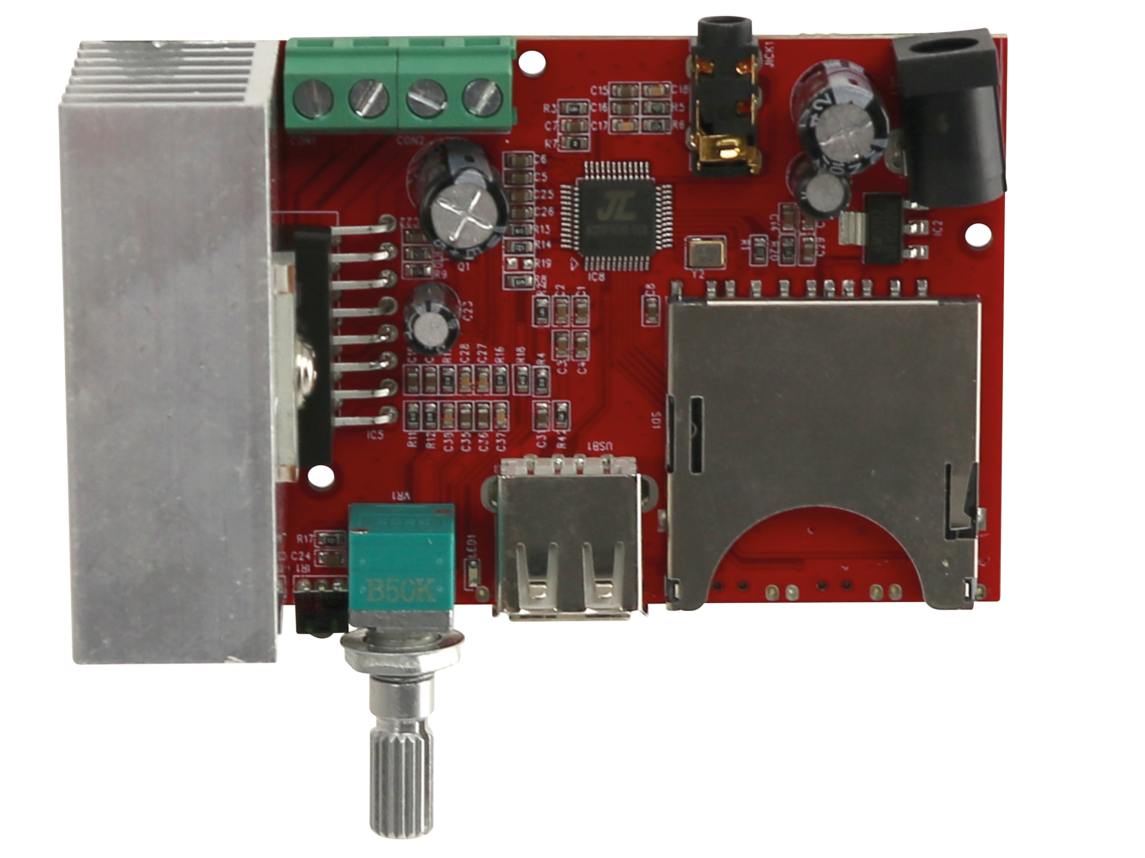 DAYPOWER Stereo-Verstärkermodul mit MP3-Wiedergabe VM-MP3-2x15 DAYPOWER Stereo-Verstärkermodul mit MP3-Wiedergabe VM-MP3-2x15