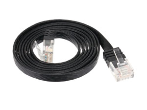 S-IMPULS CAT.6 Patchkabel, slim, 0,5 m, schwarz