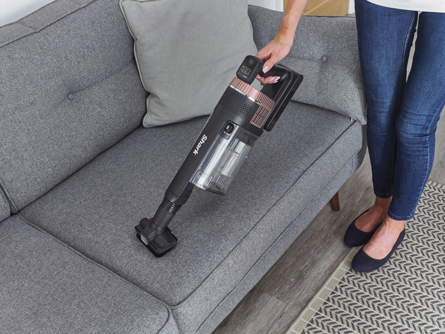 SHARK Akkusauger Stratos IZ400EU, 80 W