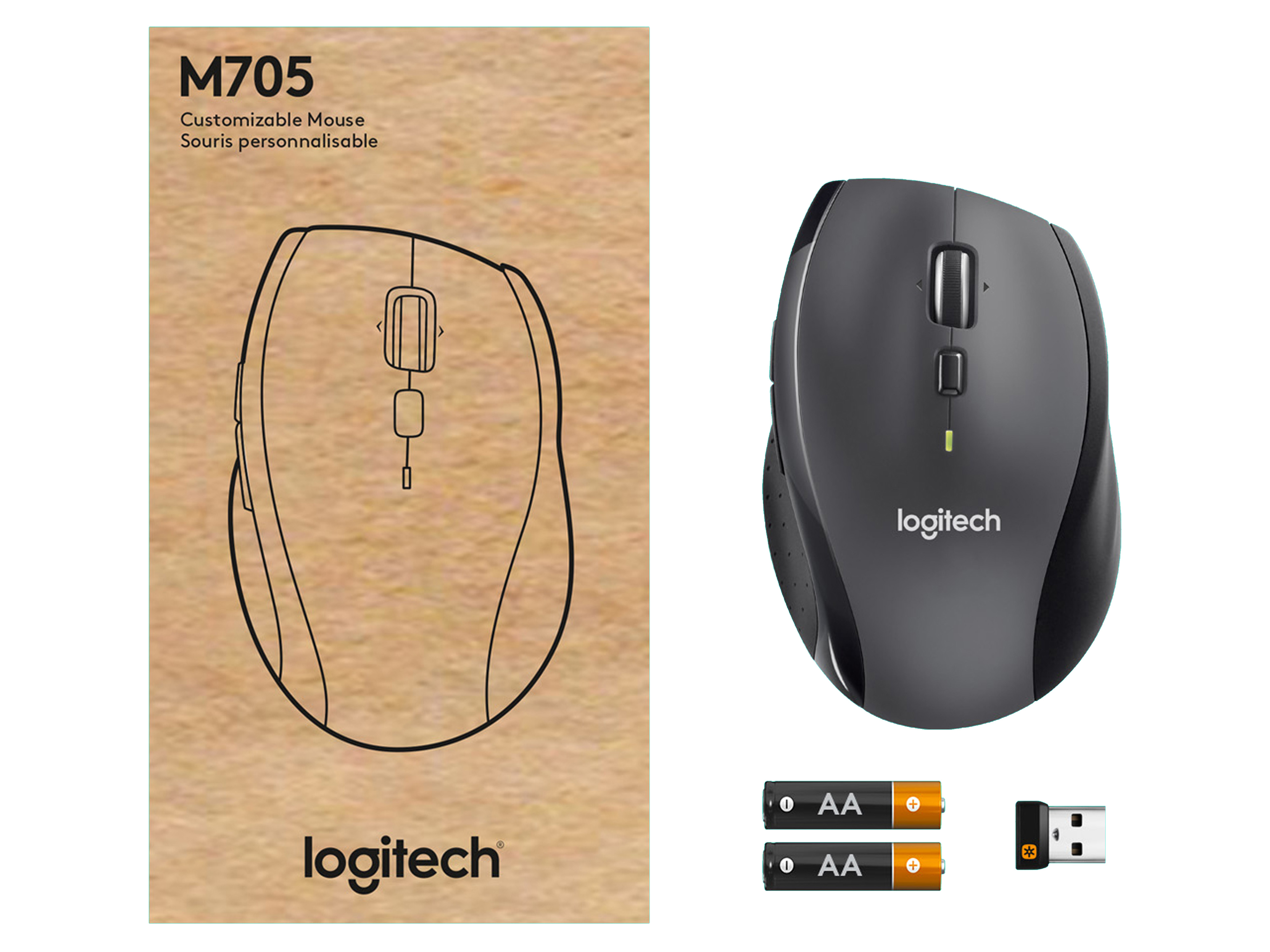 LOGITECH Maus M705 schwarz