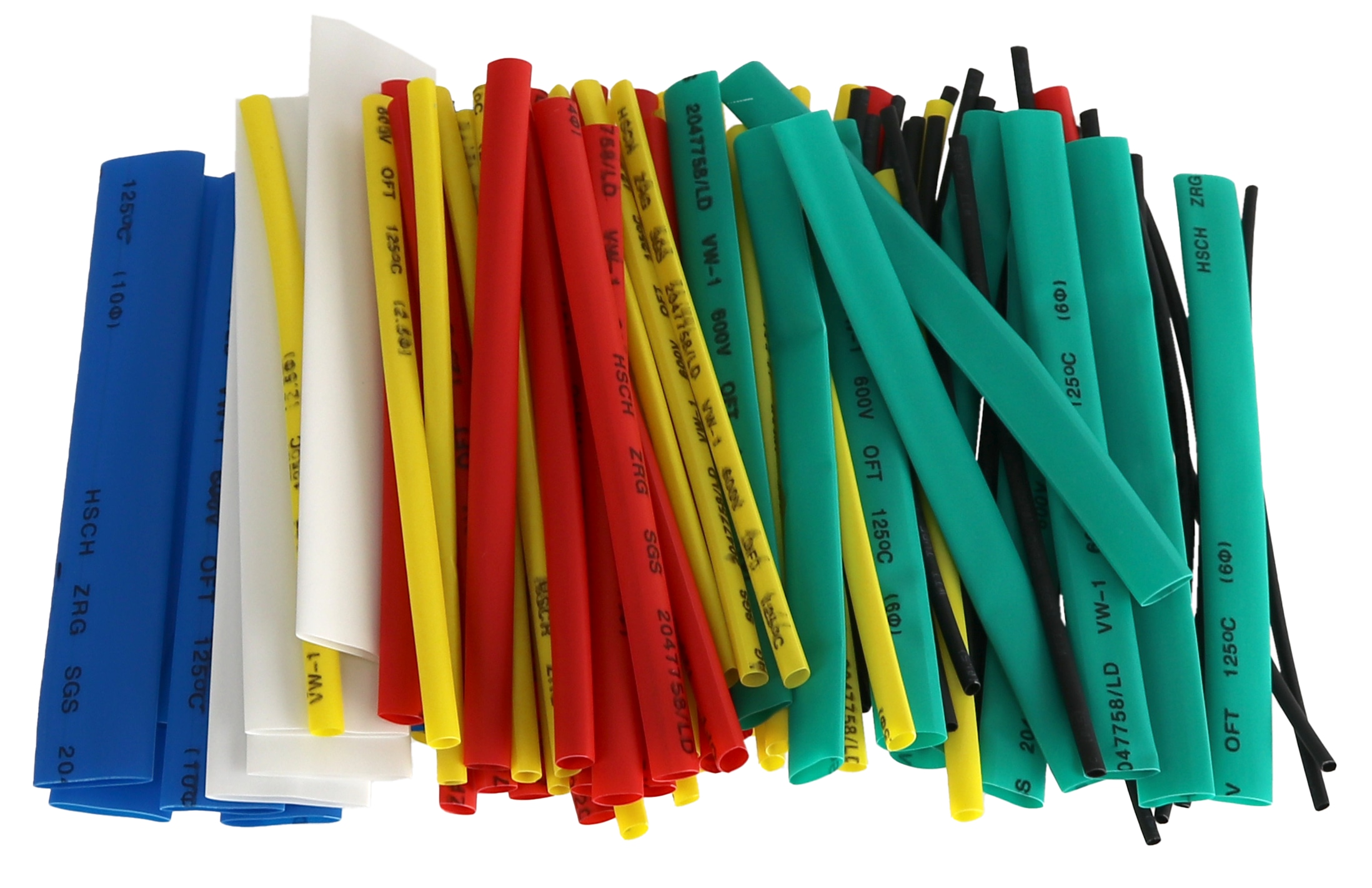 Schrumpfschlauch-Sortiment, Nachfüllset, farbig