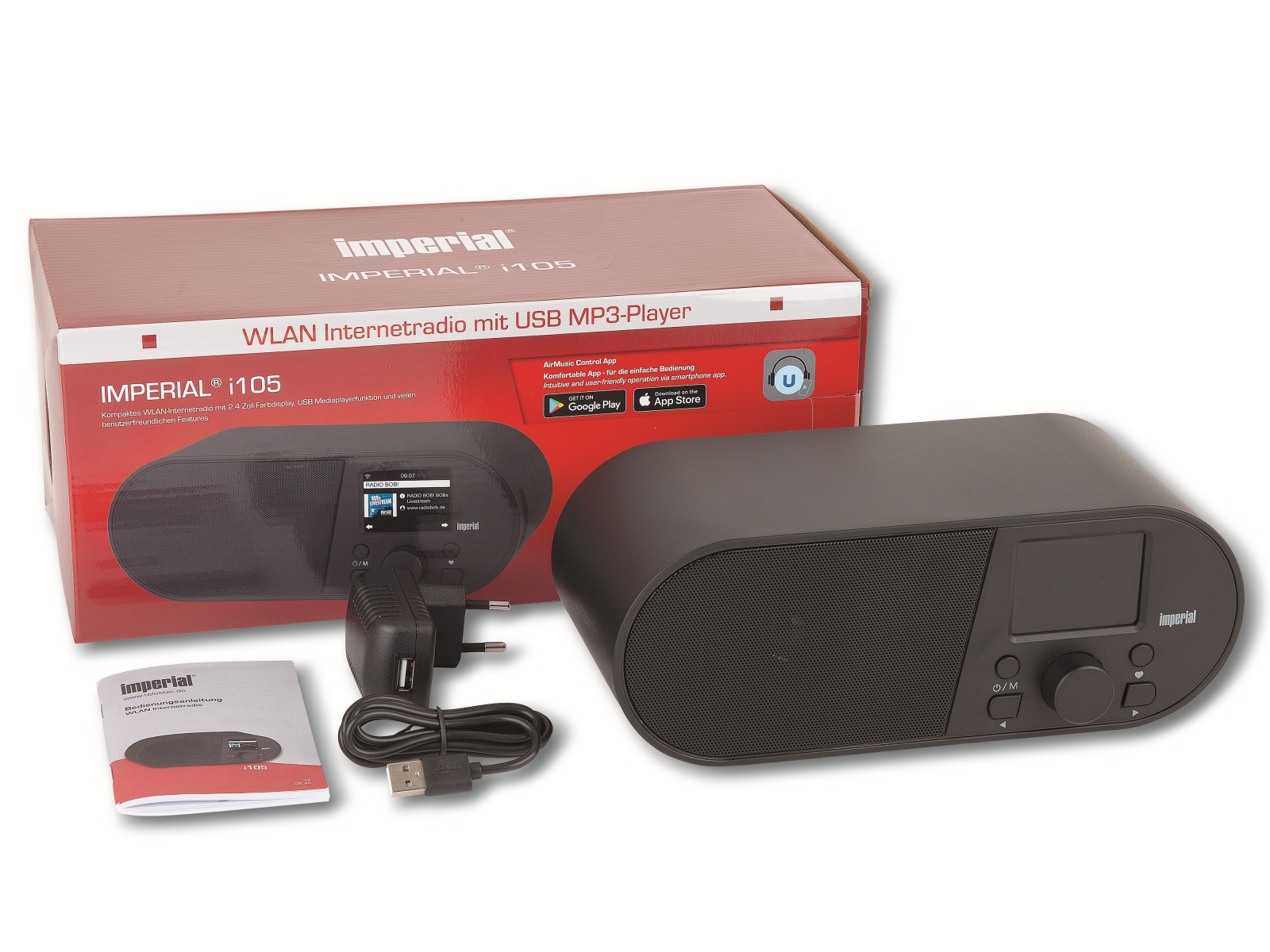 IMPERIAL Internetradio i105, Wlan, schwarz IMPERIAL Internetradio i105, Wlan, schwarz