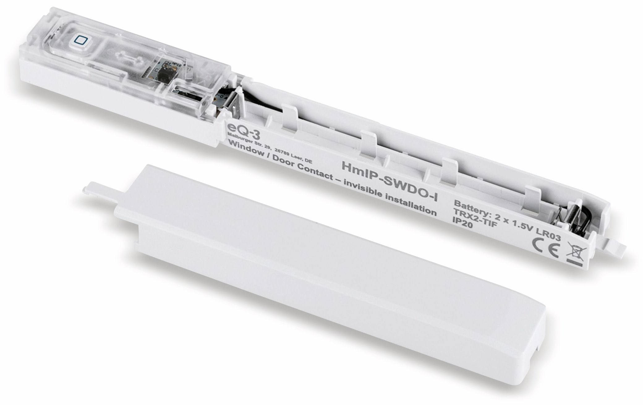 HOMEMATIC IP Smart Home 151039A0, Fenster- und Türkontakt, verdeckter Einbau