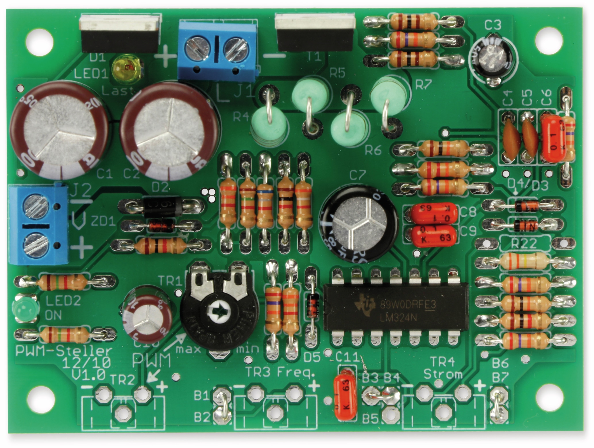 Bausatz PWM-Steller 12/10, V1.0 Bausatz PWM-Steller 12/10