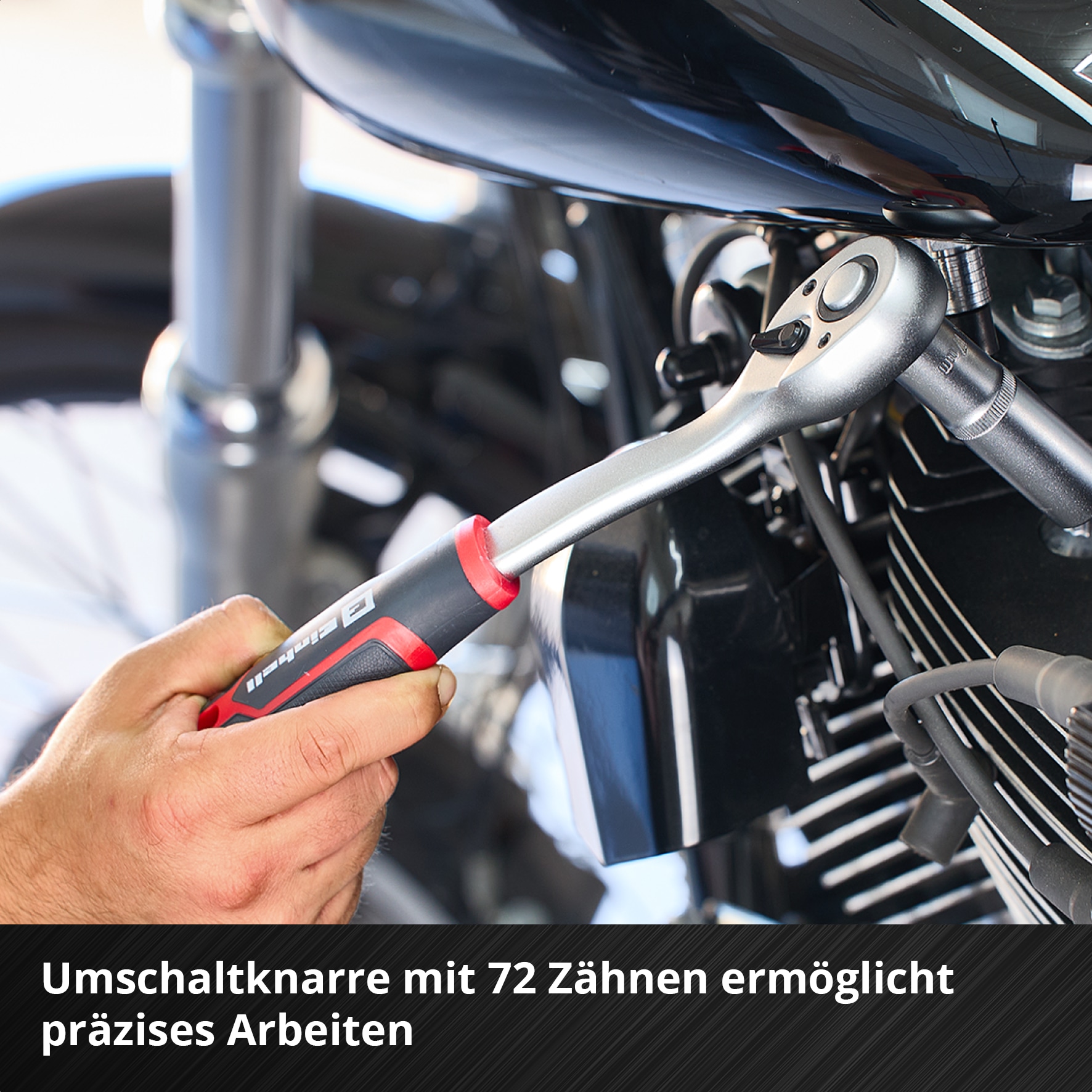 EINHELL Werkzeugkoffer Werkstatt, 370514, E-CASE, 92-teilig