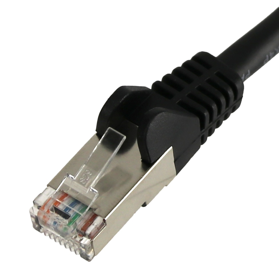 CAT.5E Patchkabel, 0,5 m, schwarz, UTP