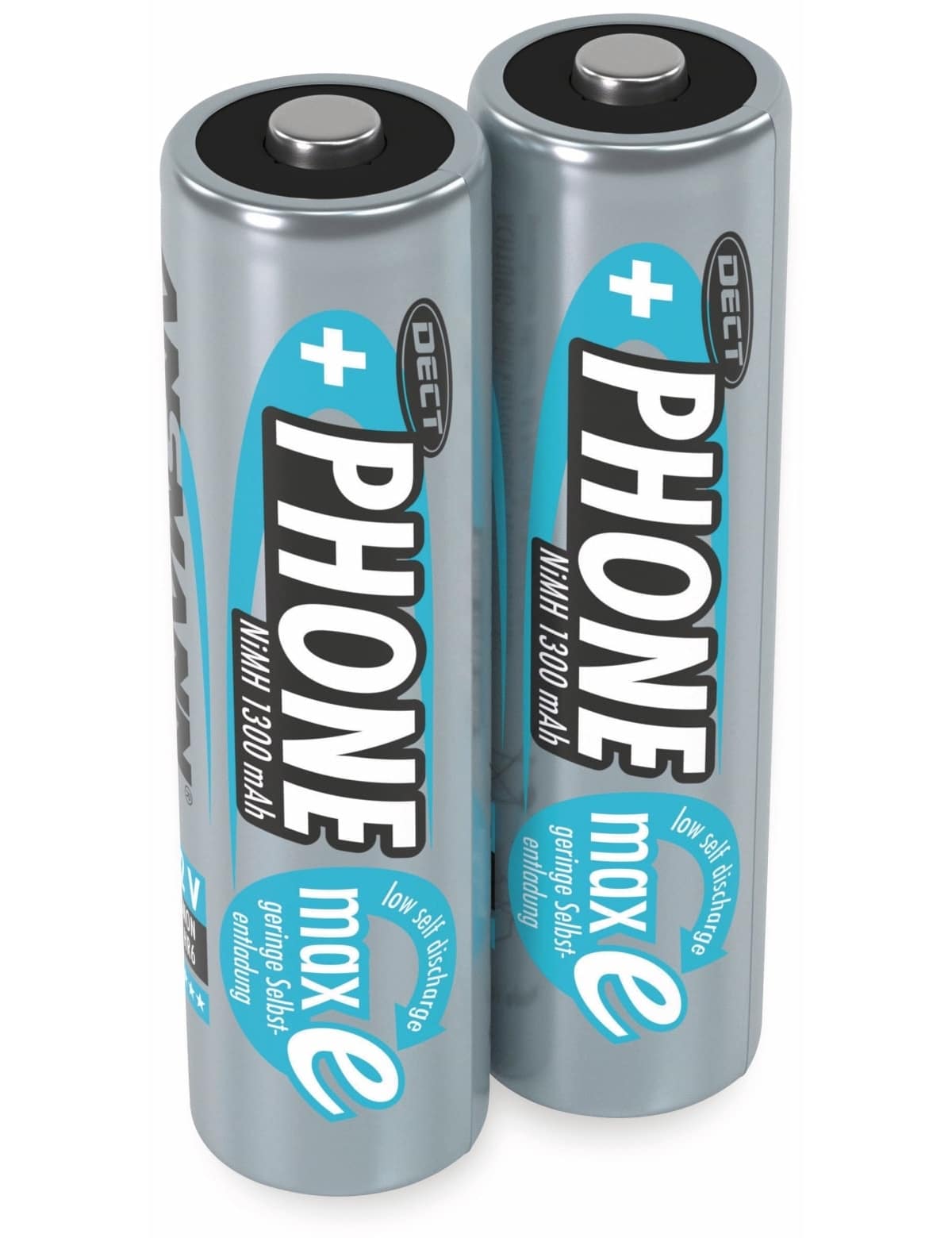ANSMANN NiMH-Mignon-Akku maxE, 1300 mAh, 2 Stück ANSMANN NiMH-Mignon-Akku maxE, 1300 mAh, 2 Stück