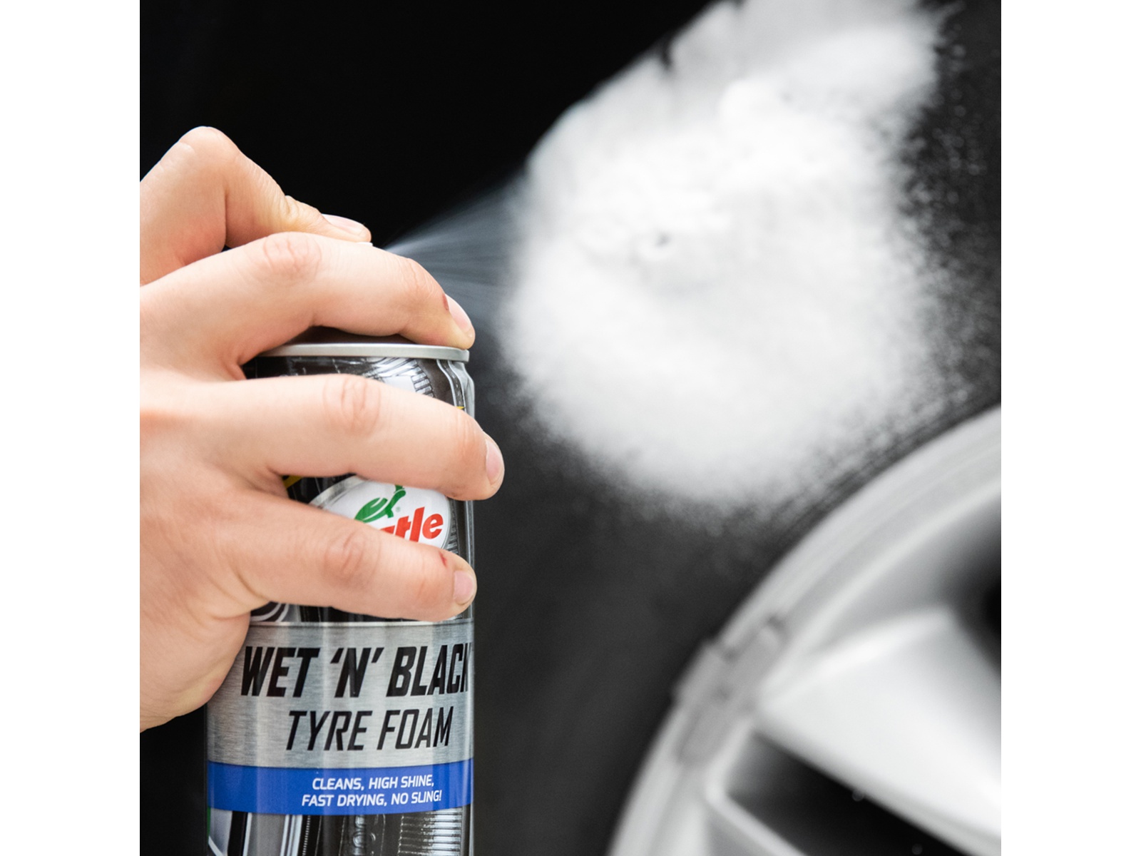 TURTLE WAX Reifenschaum Wet 'N' Black, 500 ml