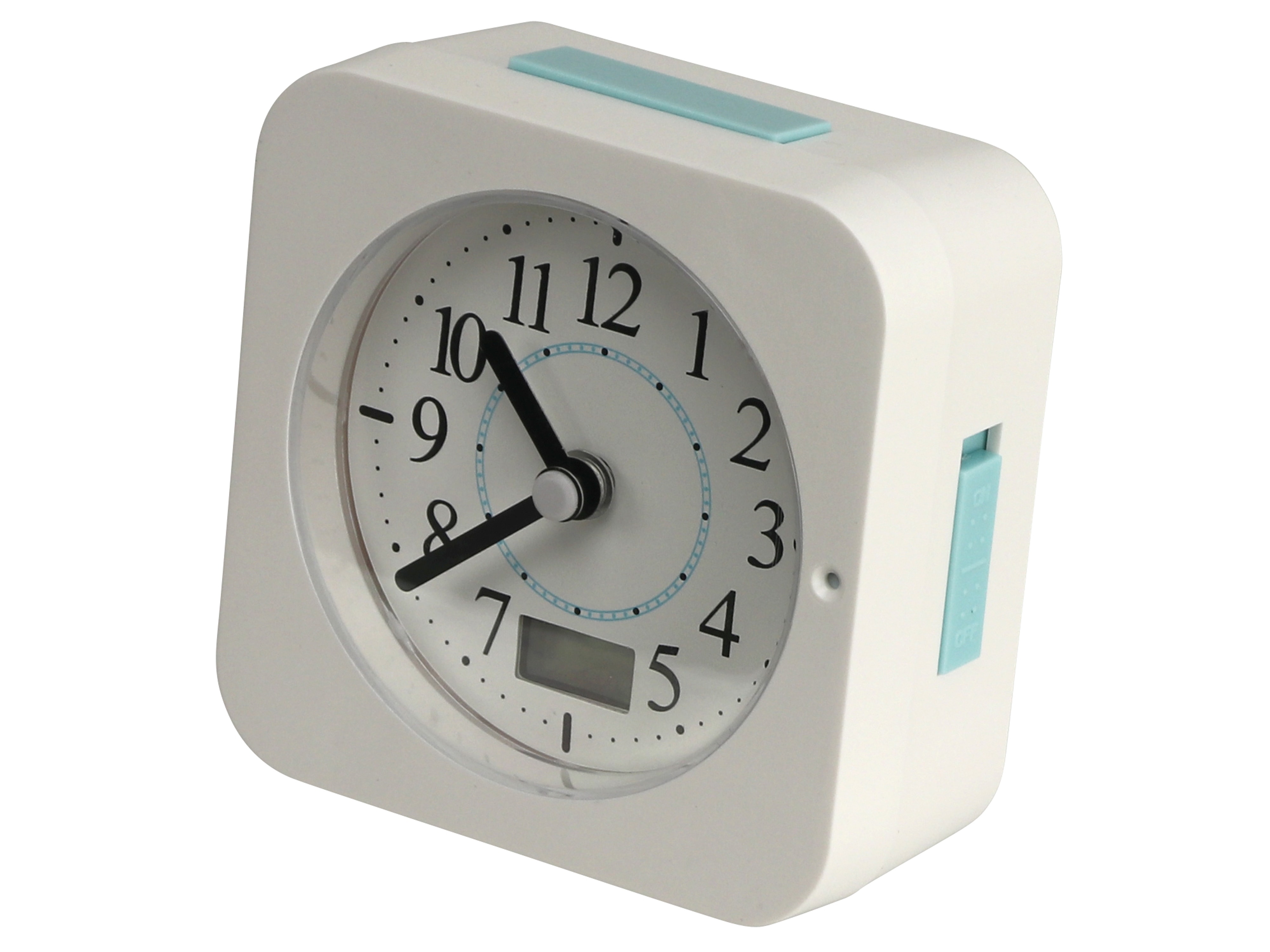 Funkwecker, analog, 784-02-2020-01, weiß, B-Ware