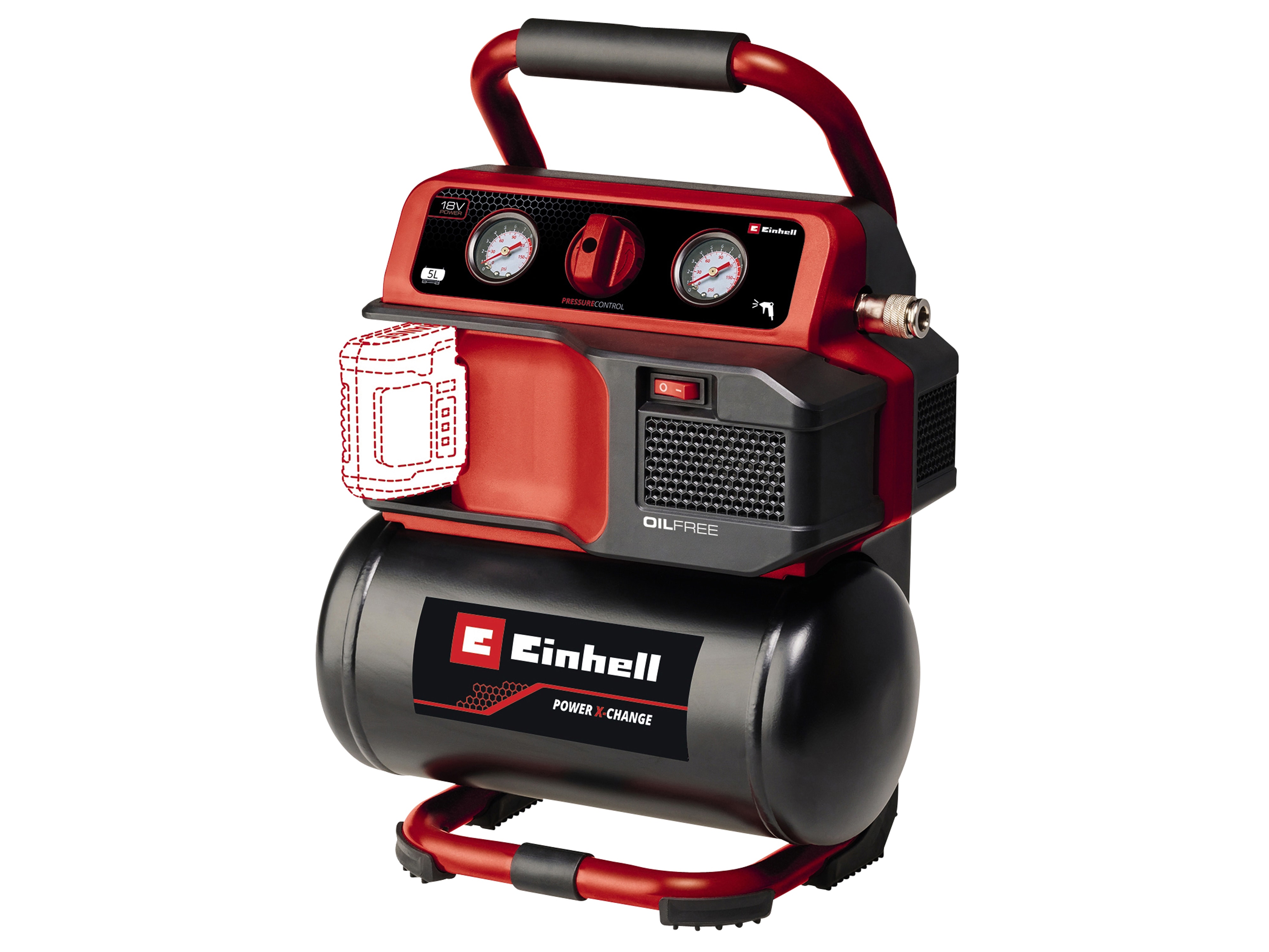 EINHELL Akku-Kompressor TE-AC 18/75 Li OF-Solo EINHELL Akku-Kompressor TE-AC 18/75 Li OF-Solo