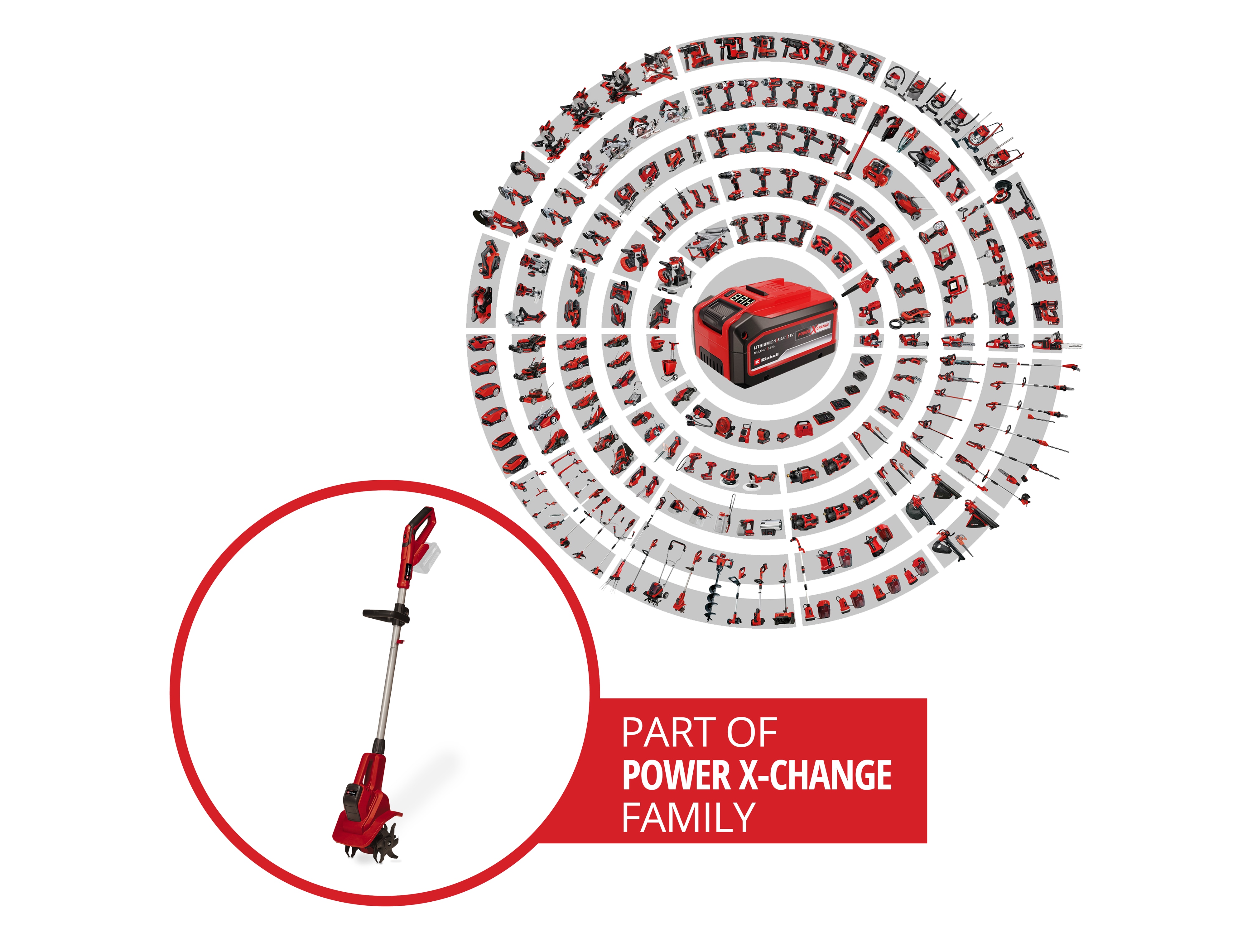 EINHELL Akku-Bodenhacke GE-CR 18/20 Li E-Solo