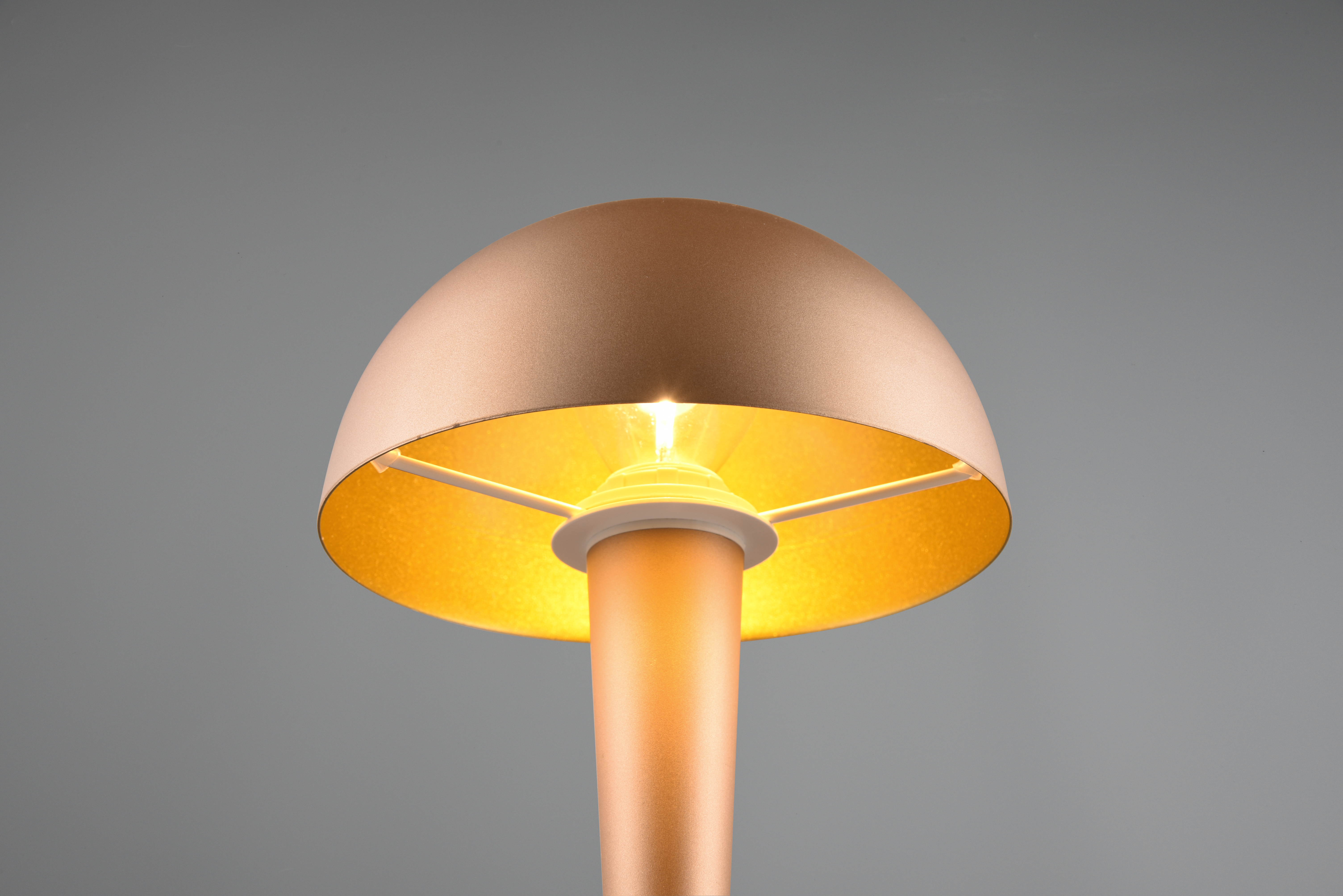 REALITY LED-Tischleuchte Canaria R59561165 coffee, E14, 4,9 W, 470 lm, 3000 K