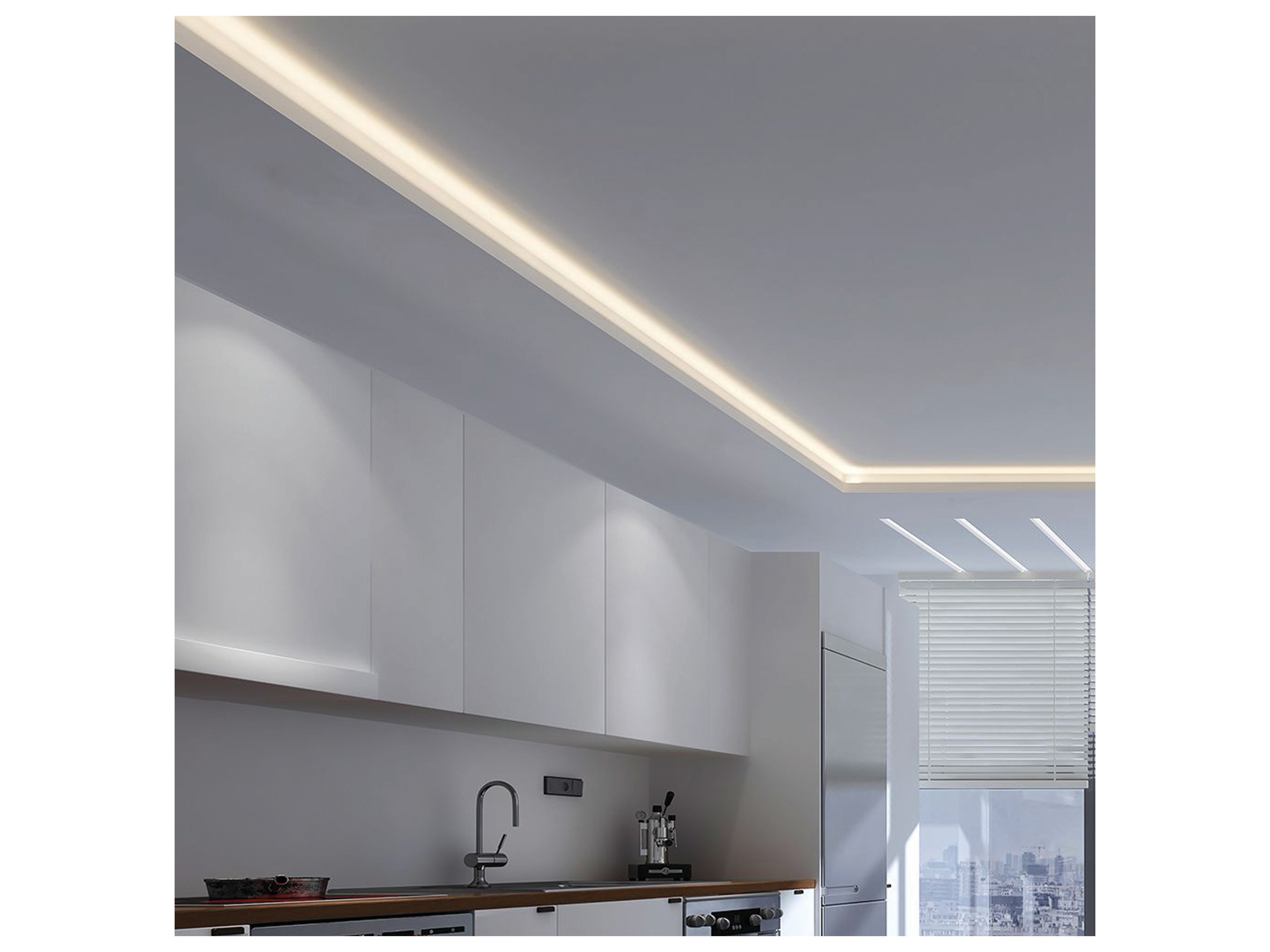V-TAC LED-Strip VT-COB 421, 2105 LEDs, EEK: F, 10 W, 24 V, 4800 lm, 3000 K, 5 m V-TAC LED-Strip VT-COB 421, 2105 LEDs, EEK: F, 10 W, 24 V, 4800 lm, 3000 K, 5 m