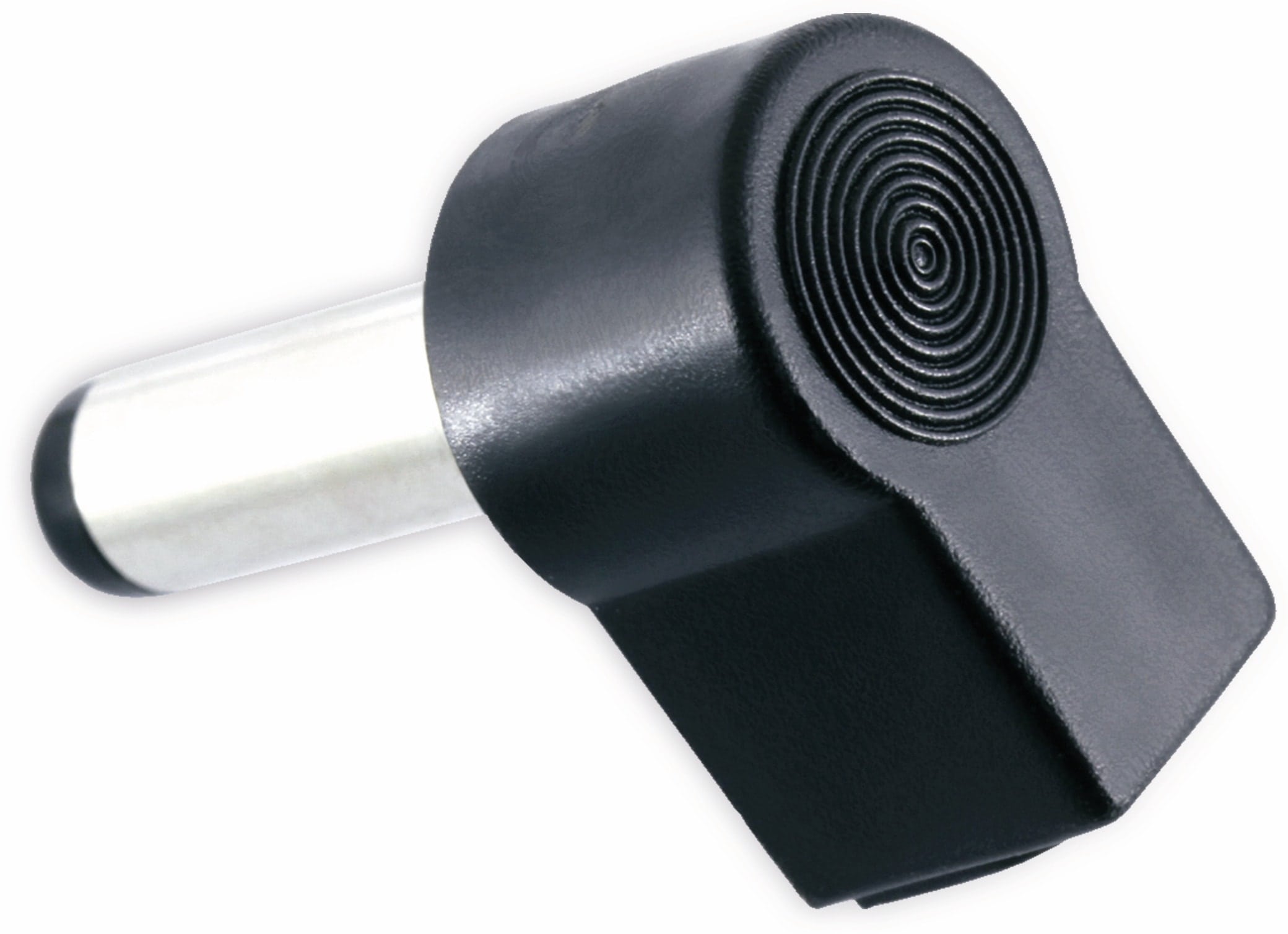 Hohlstecker, Ø 2,1 mm, 14 mm, abgewinkelt Hohlstecker, Ø 2,1 mm, 14 mm, abgewinkelt