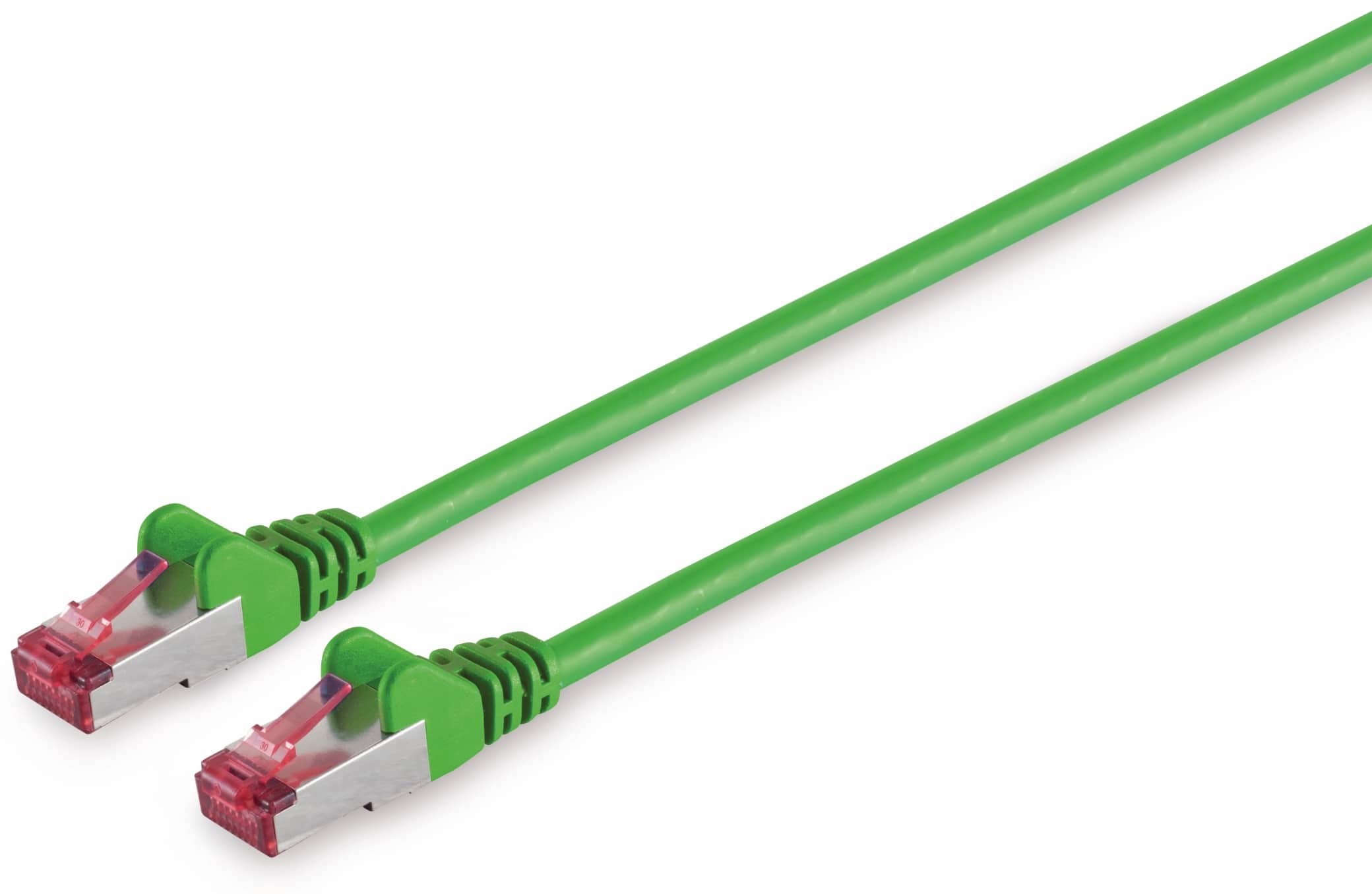 S-IMPULS CAT.6a Netzwerkkabel, S/FTP, PIMF, halogenfrei, grün, 0,15 m S-IMPULS CAT.6a Netzwerkkabel, S/FTP, PIMF, halogenfrei, grün, 0,15 m