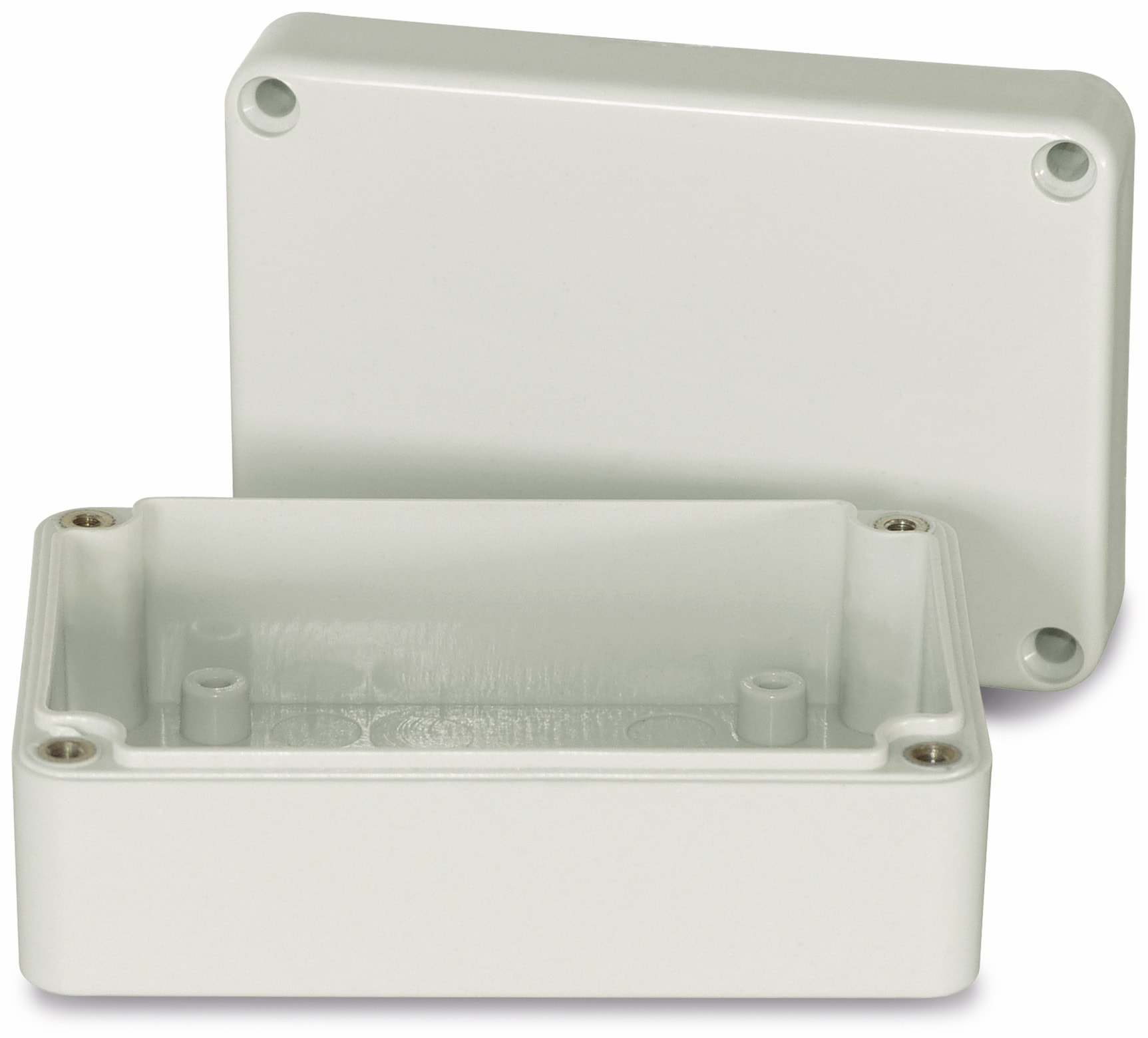 Modulgehäuse ABS, 83x58x33 mm, IP65, lichtgrau Modulgehäuse ABS, 83x58x33 mm, IP65, lichtgrau