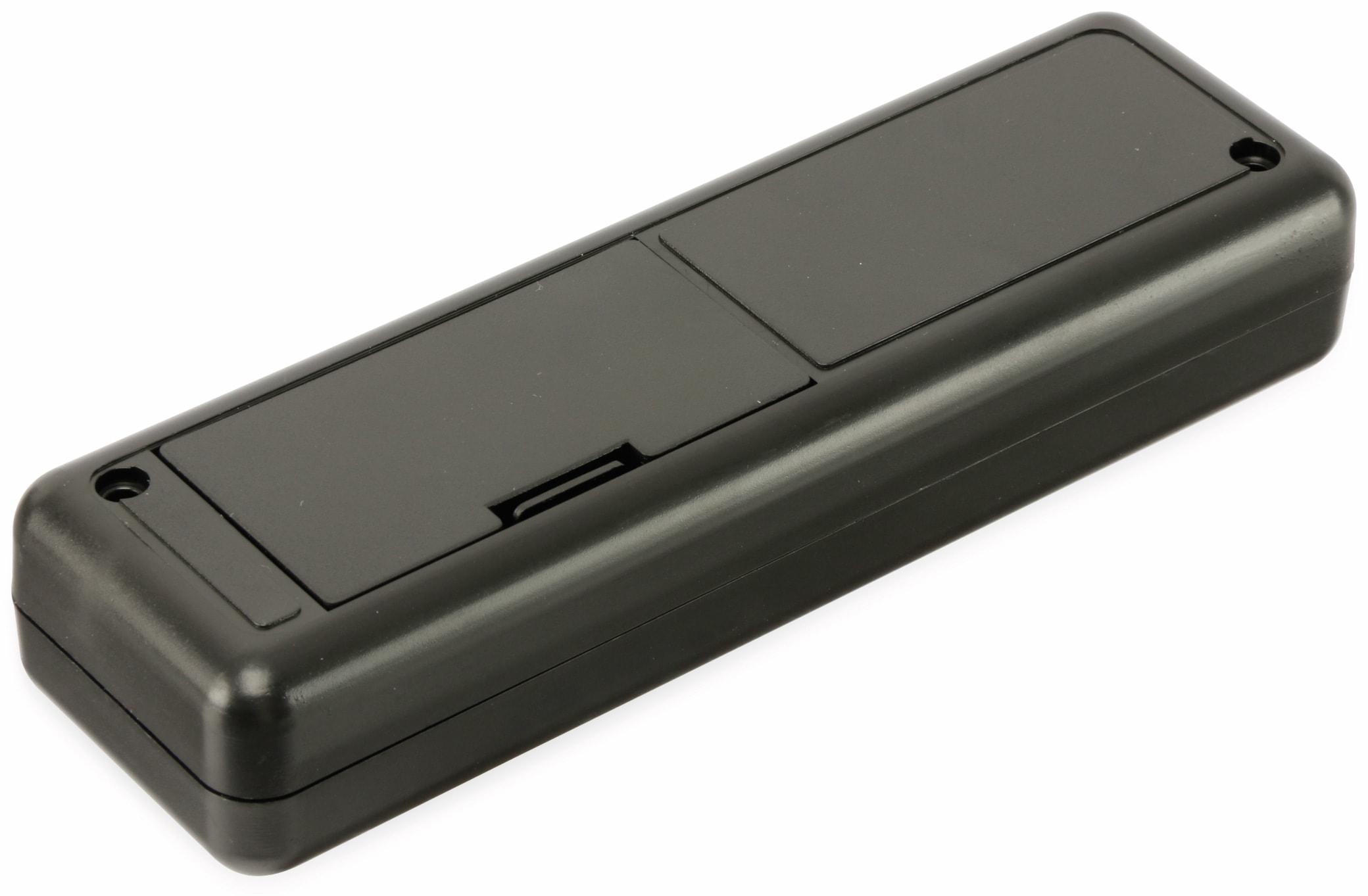 STRAPUBOX Kunststoffgehäuse mit Batteriefach, Typ 6090 SW, 129 x 40 x 24 mm