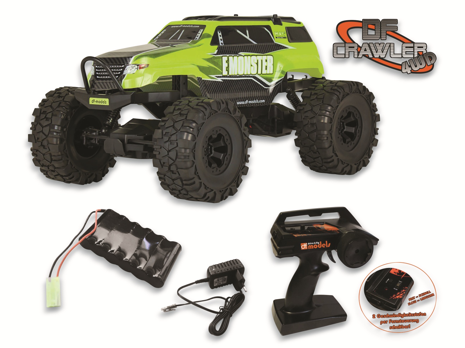 df models DF Crawler Pick Up, 1:10, 4WD, RTR, 3096