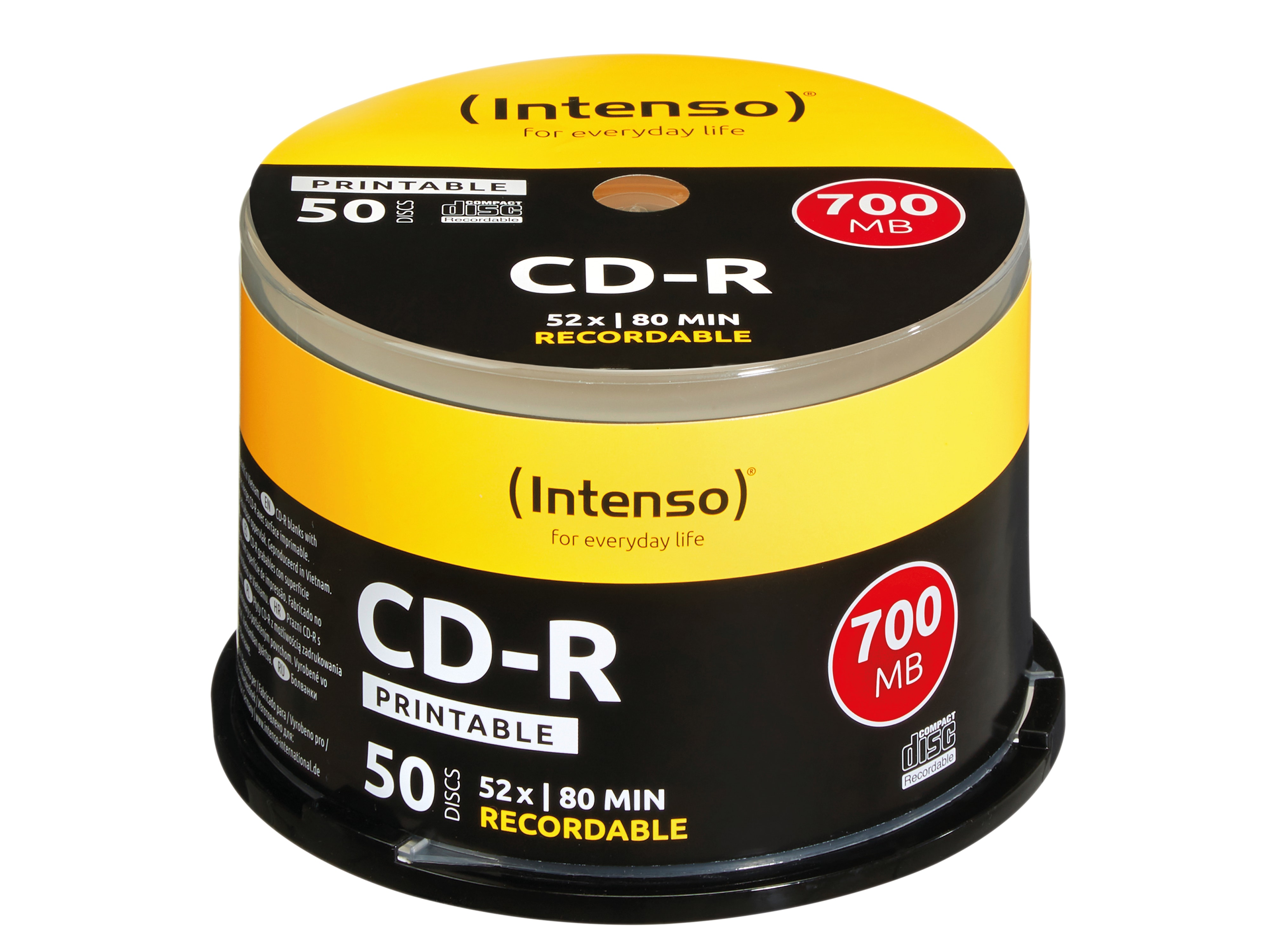 INTENSO CD-R Spindel (bedruckbar), 50 Stück INTENSO CD-R Spindel (bedruckbar), 50 Stück