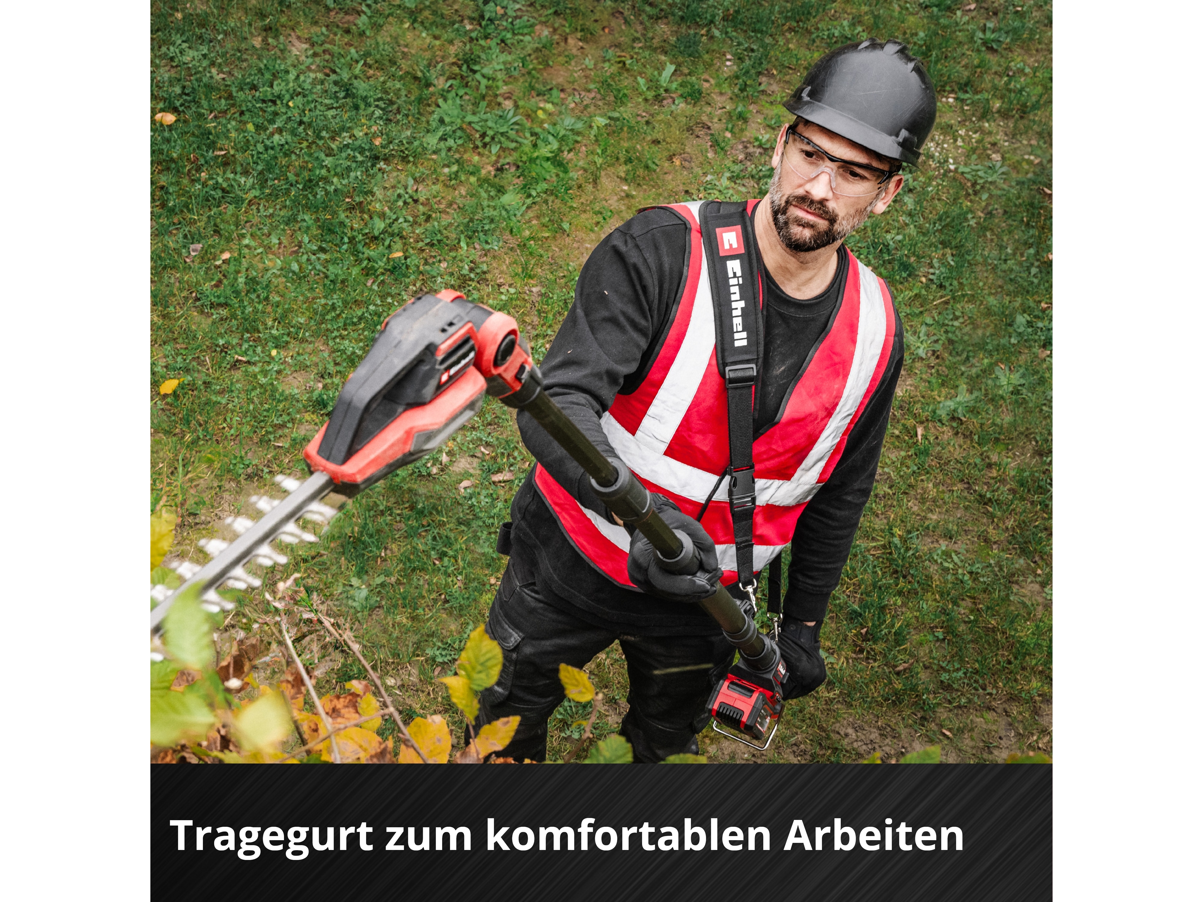 EINHELL PROFESSIONAL Akku-Teleskop-Heckenschere GP-HH 18/50 Li T BL Kit (1x 4,0 Ah)