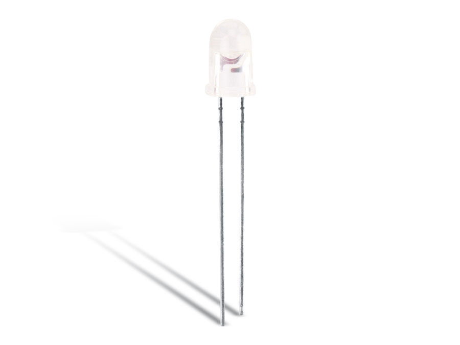 EVERLIGHT LED 5 mm, weiß, farblos, 14250 mcd, 20 ° EVERLIGHT LED 5 mm, weiß, farblos, 14250 mcd, 20 °