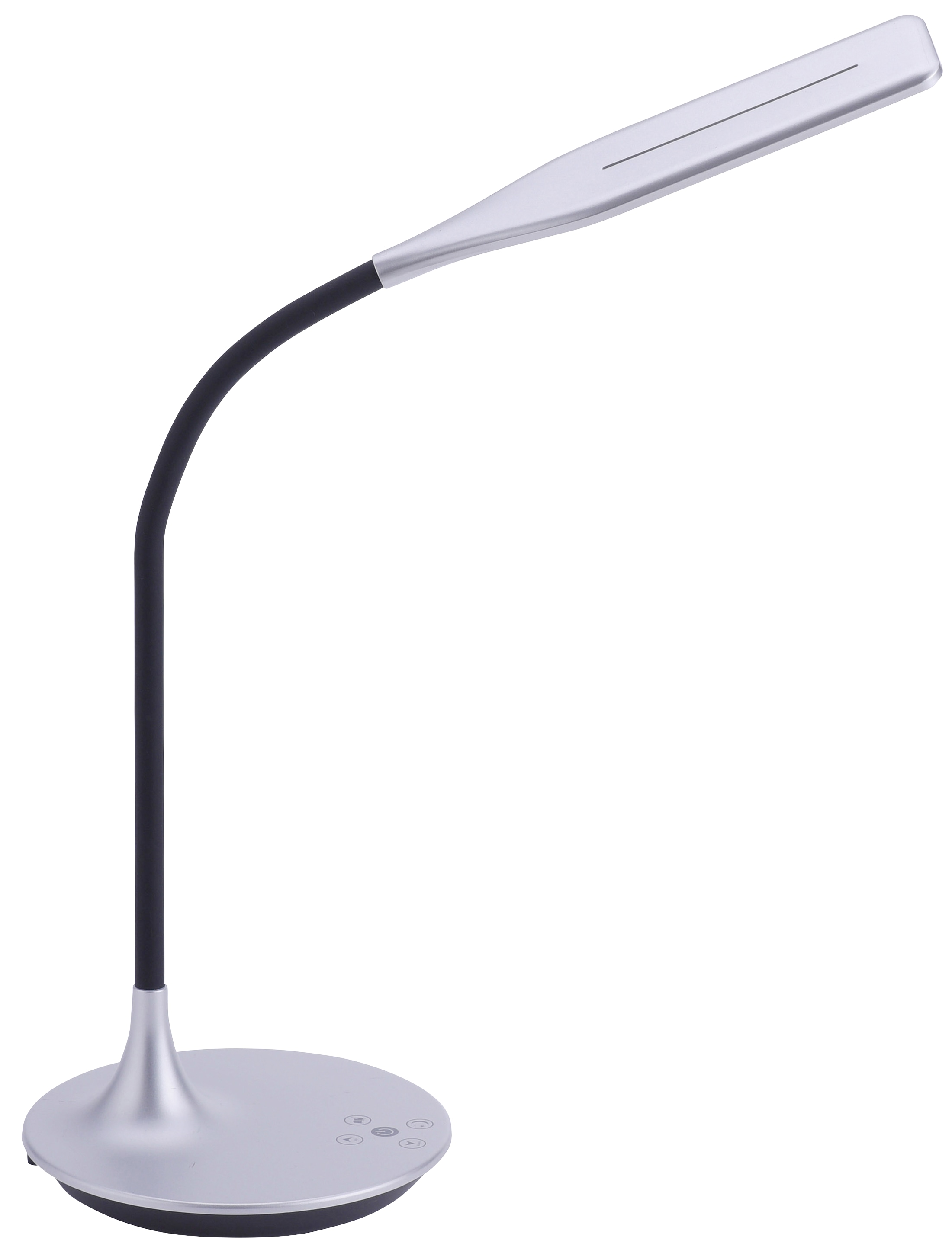 JUST LIGHT LED-Tischleuchte 13061-21 silber, 5 W, 600 lm, CCT