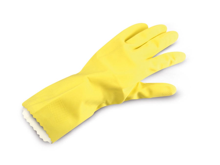 Haushaltshandschuhe gelb, Größe 10