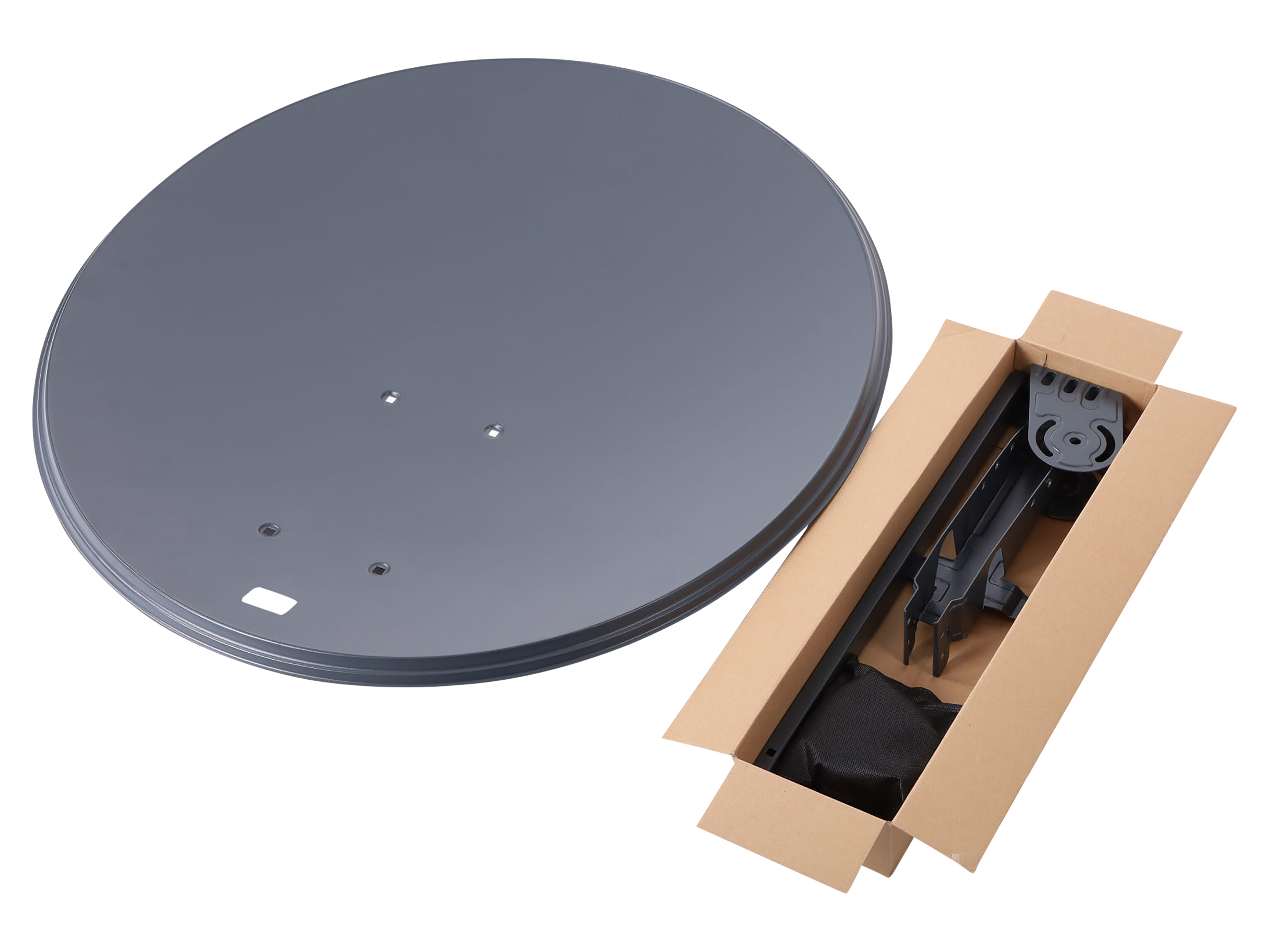 RED OPTICUM SAT-Antenne X80, Stahl, anthrazit, 80 cm RED OPTICUM SAT-Antenne X80, Stahl, anthrazit, 80 cm