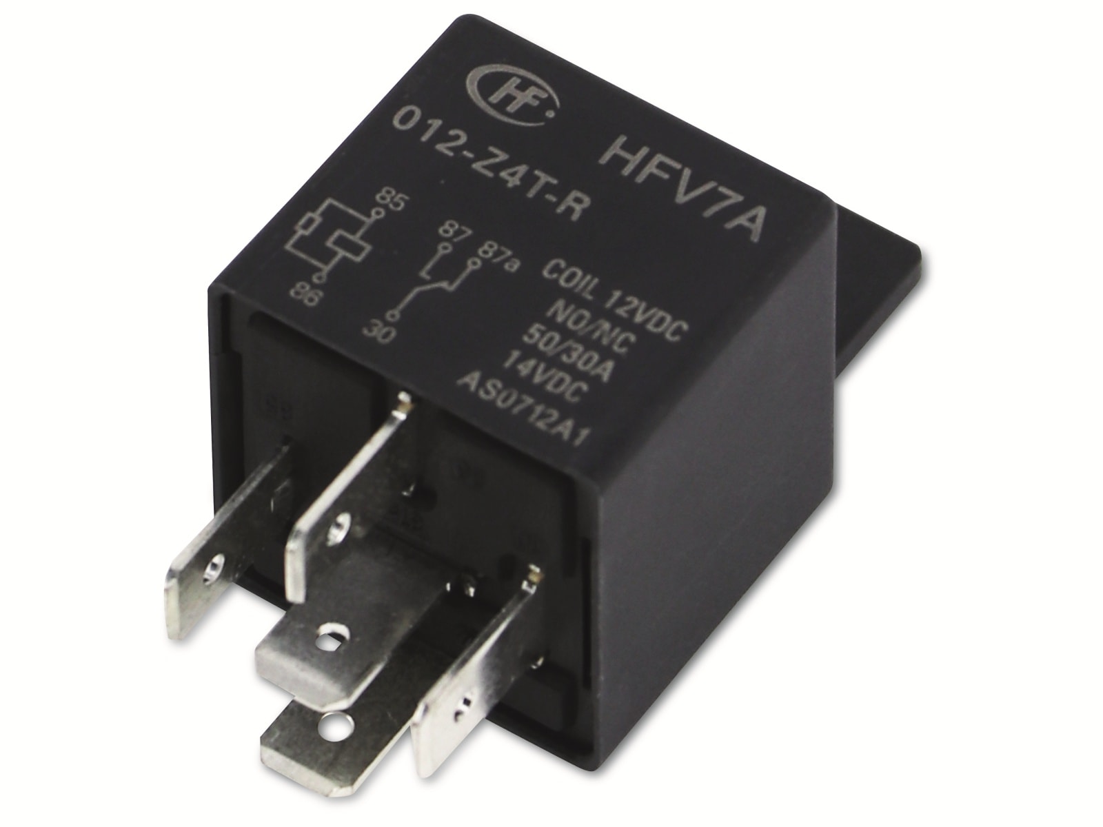 KFZ-Relais HFV7A012-Z4T-R, 12 V/50(30) A