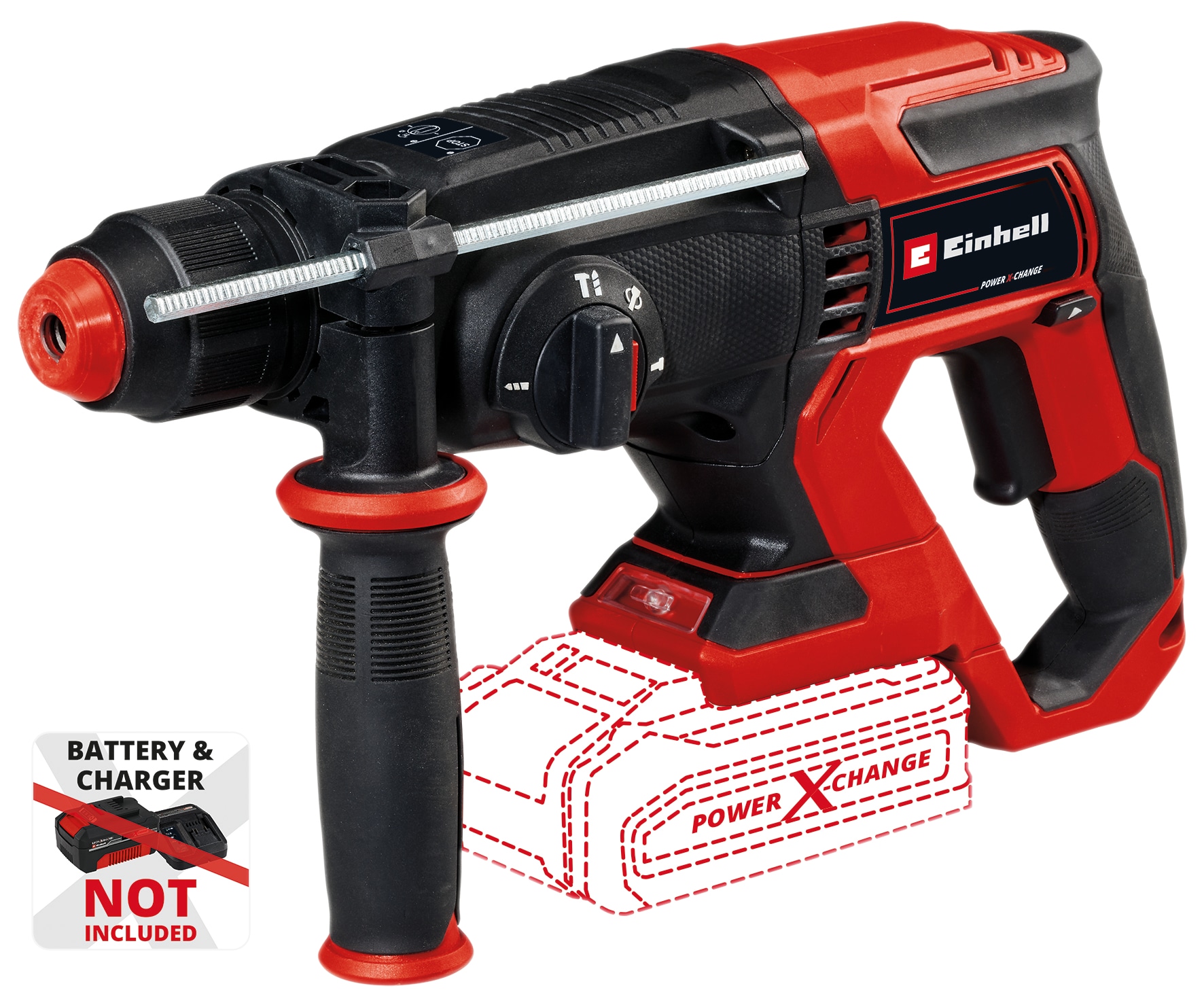 EINHELL Akku-Bohrhammer TE-HD 18/20 Li-Solo EINHELL Akku-Bohrhammer TE-HD 18/20 Li-Solo