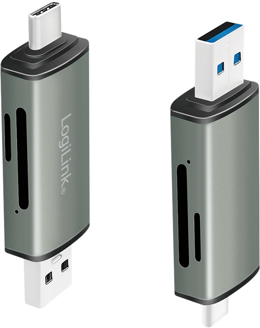 LOGILINK USB 3.2 Gen Kartenleser CR0043, Alugehäuse LOGILINK USB 3.2 Gen Kartenleser CR0043, Alugehäuse