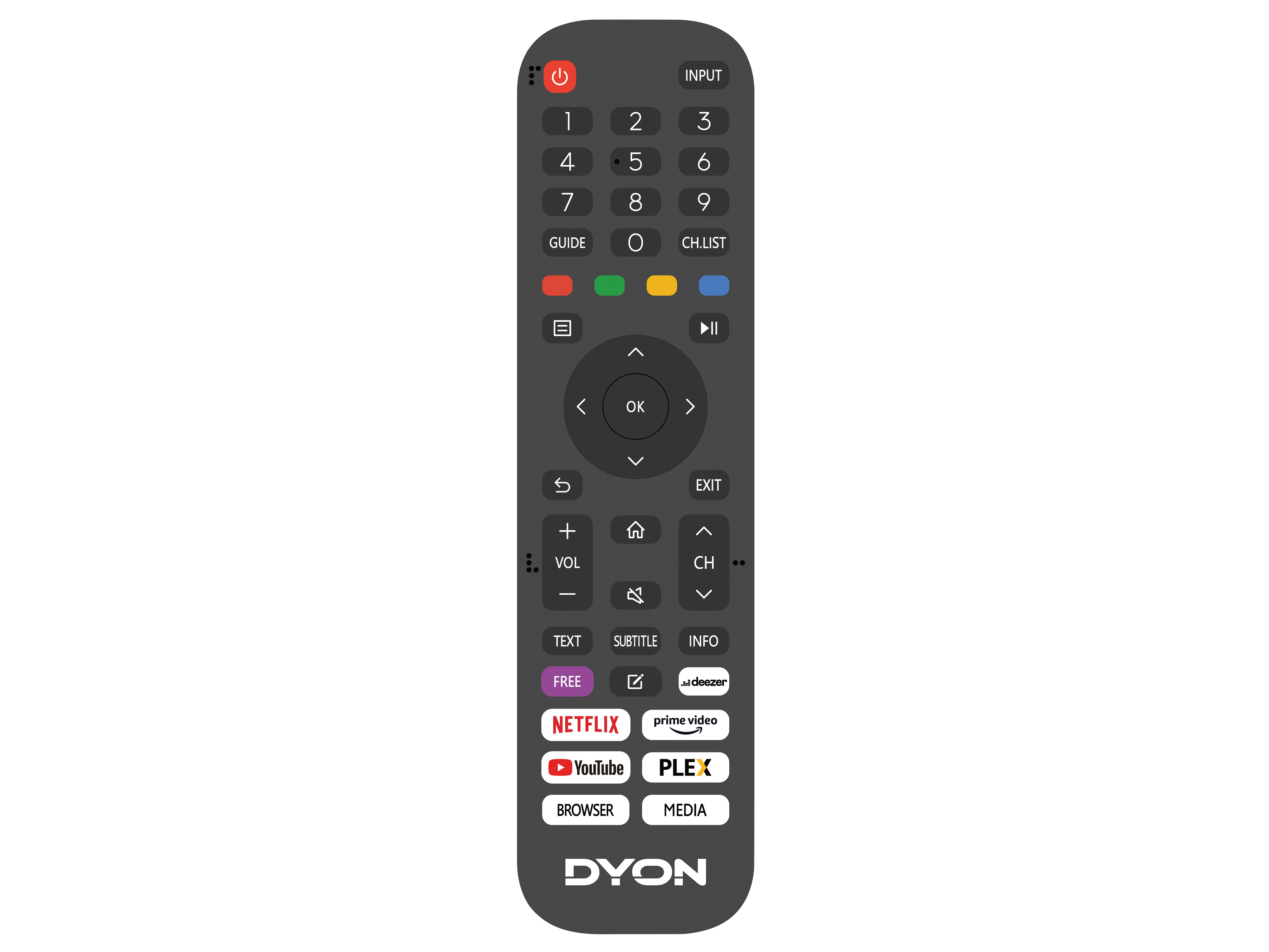 DYON LED-TV Smart 43 VX, 109,2 cm (43"), EEK: E, FullHD