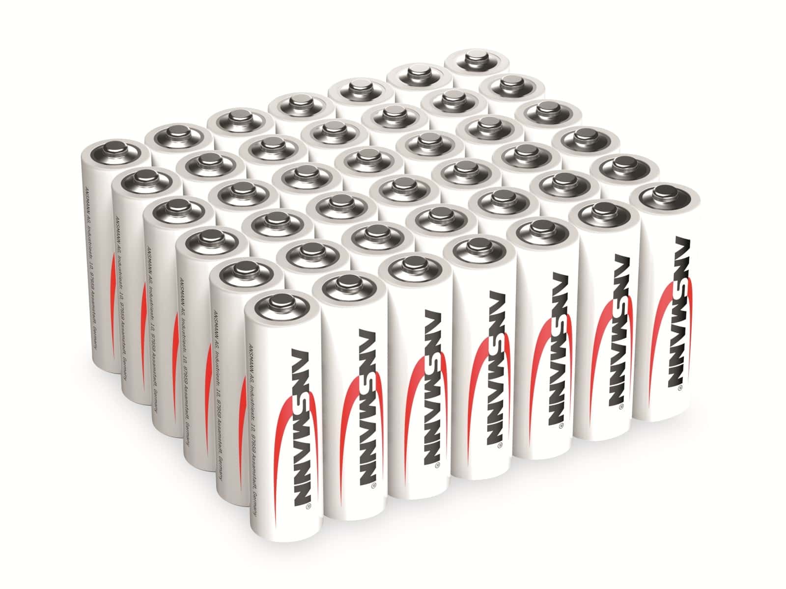 ANSMANN Alkaline Batterien, 42 Stück AA /Mignon und 42 Stück AAA/Micro im Sparset