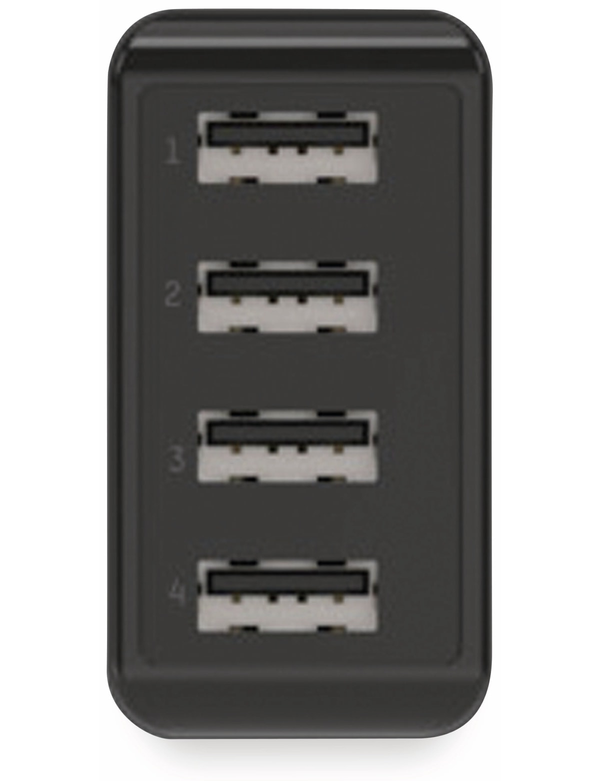 ANSMANN USB-Ladegerät HC430, 30 W, 5 V, 3 A, 4-Port, schwarz
